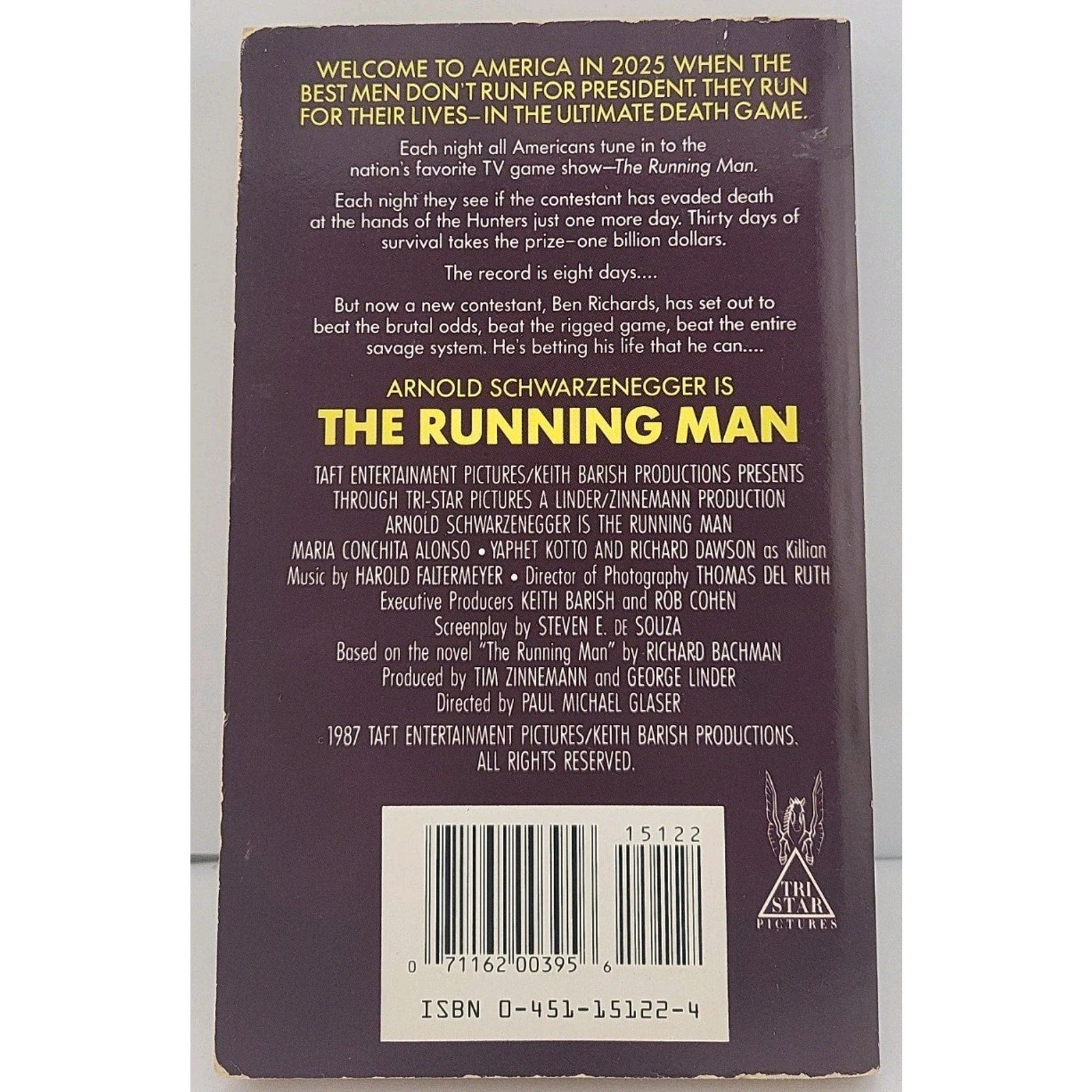 The Running Man By Stephen King (Paperback)