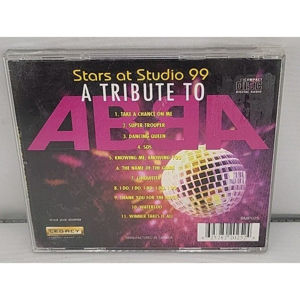 Tribute to ABBA by Stars at Studio 99 (CD, 2001)