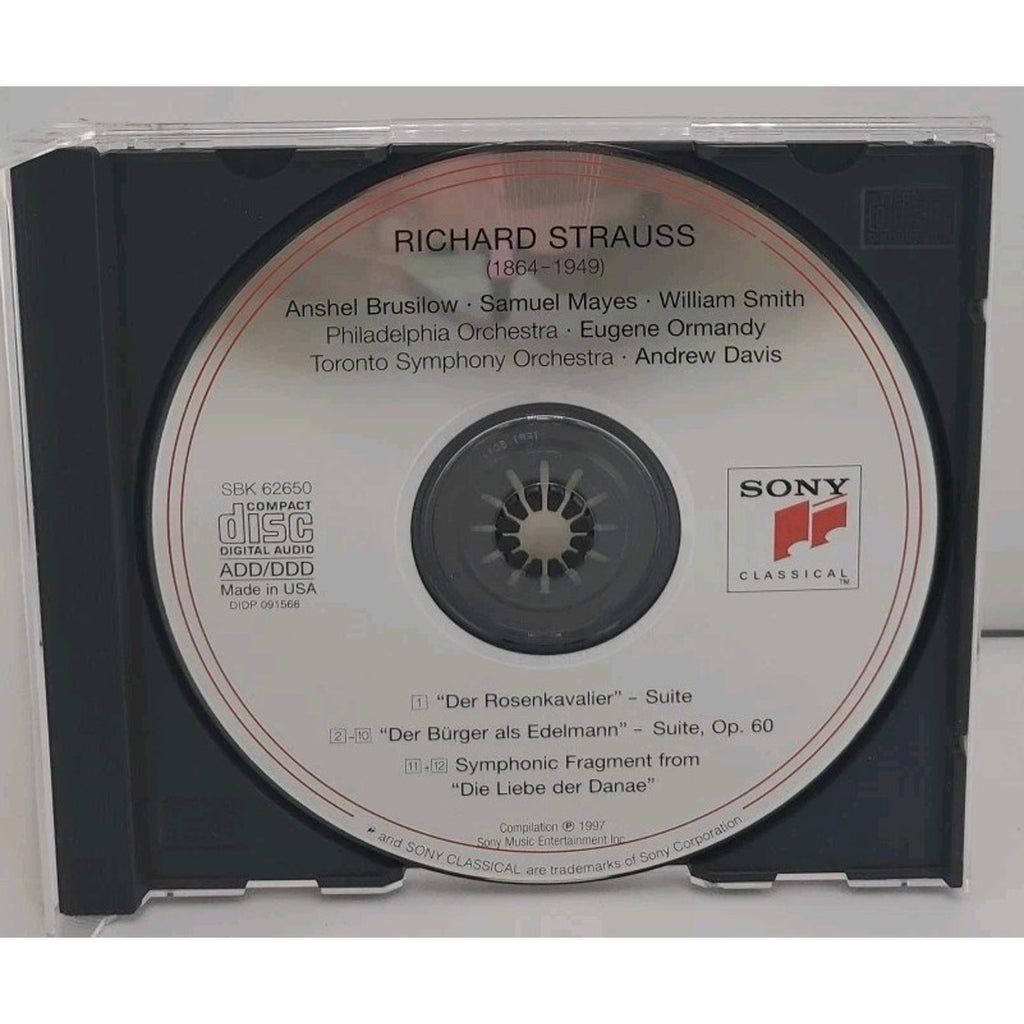 Der Rosenkavalier Suite/Bourgeois Ge by Richard Strauss (CD, 1997)