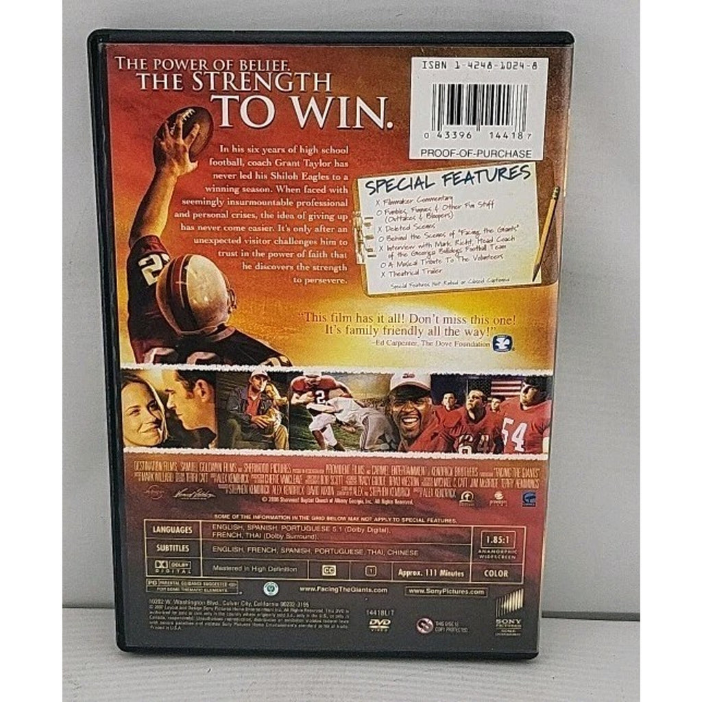 Facing the Giants (DVD, 2006)