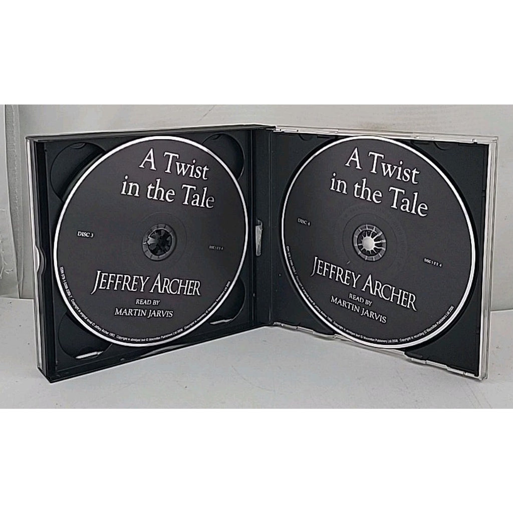 A Twist In The Tale By Jeffrey Archer - Read By Martin Jarvis - 4 CD Set