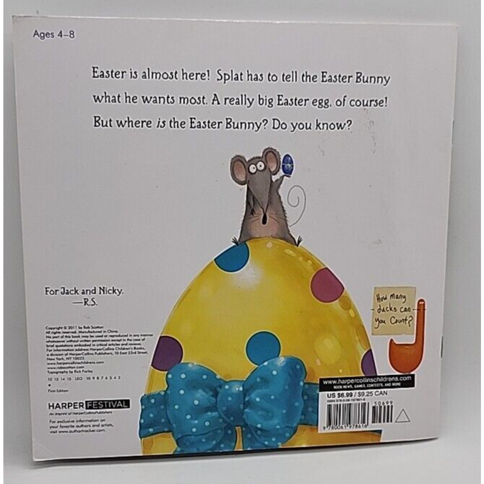 Splat the Cat: Where's the Easter Bunny? : An Easter and Springtime Book for...