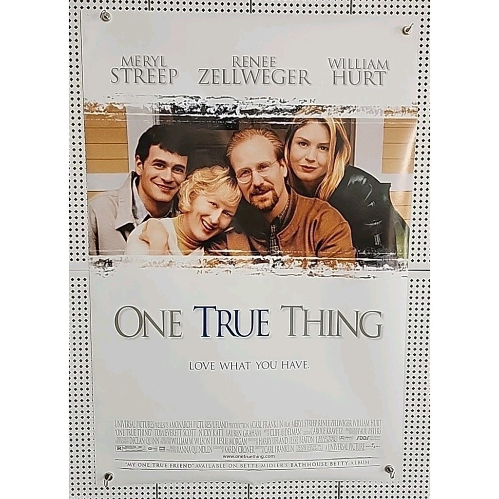 One True Thing Movie Video Poster- Hurt/Streep/Zellweger - 27x40