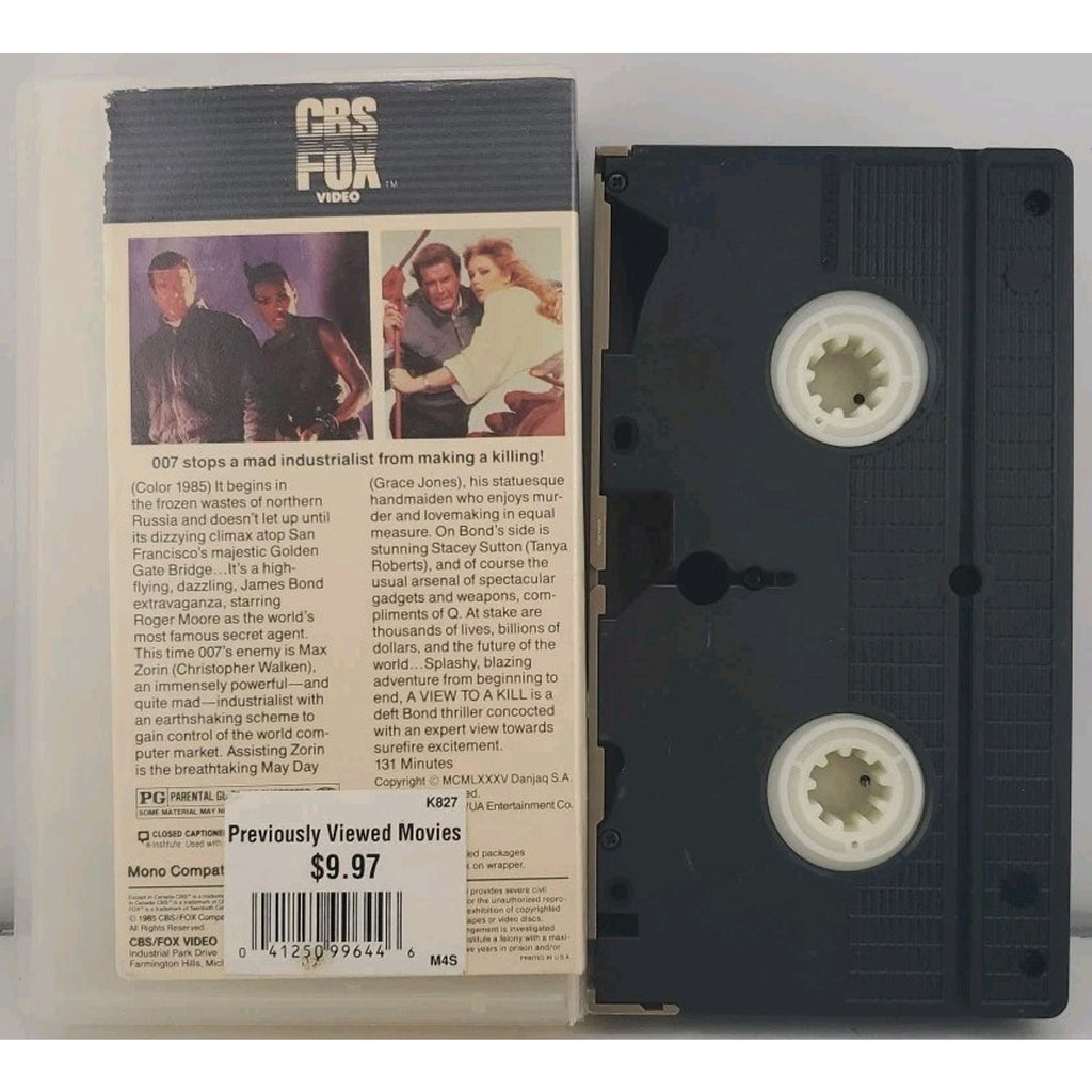 A View to a Kill (VHS, 1989)