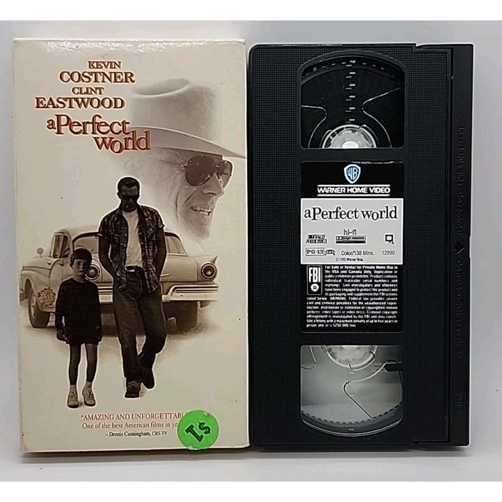 A Perfect World (VHS, 1994, Widescreen)