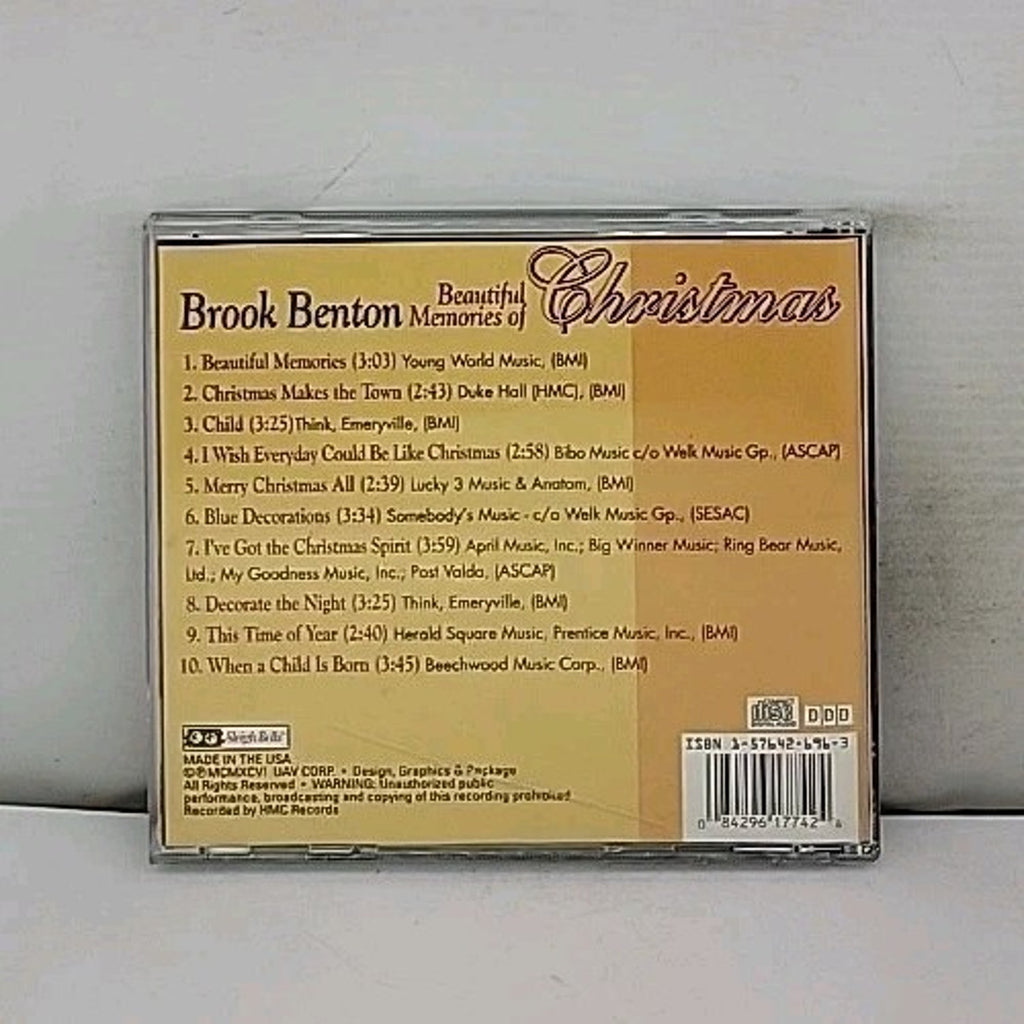 Beautiful Memories of Christmas - Brook Benton Audio CD