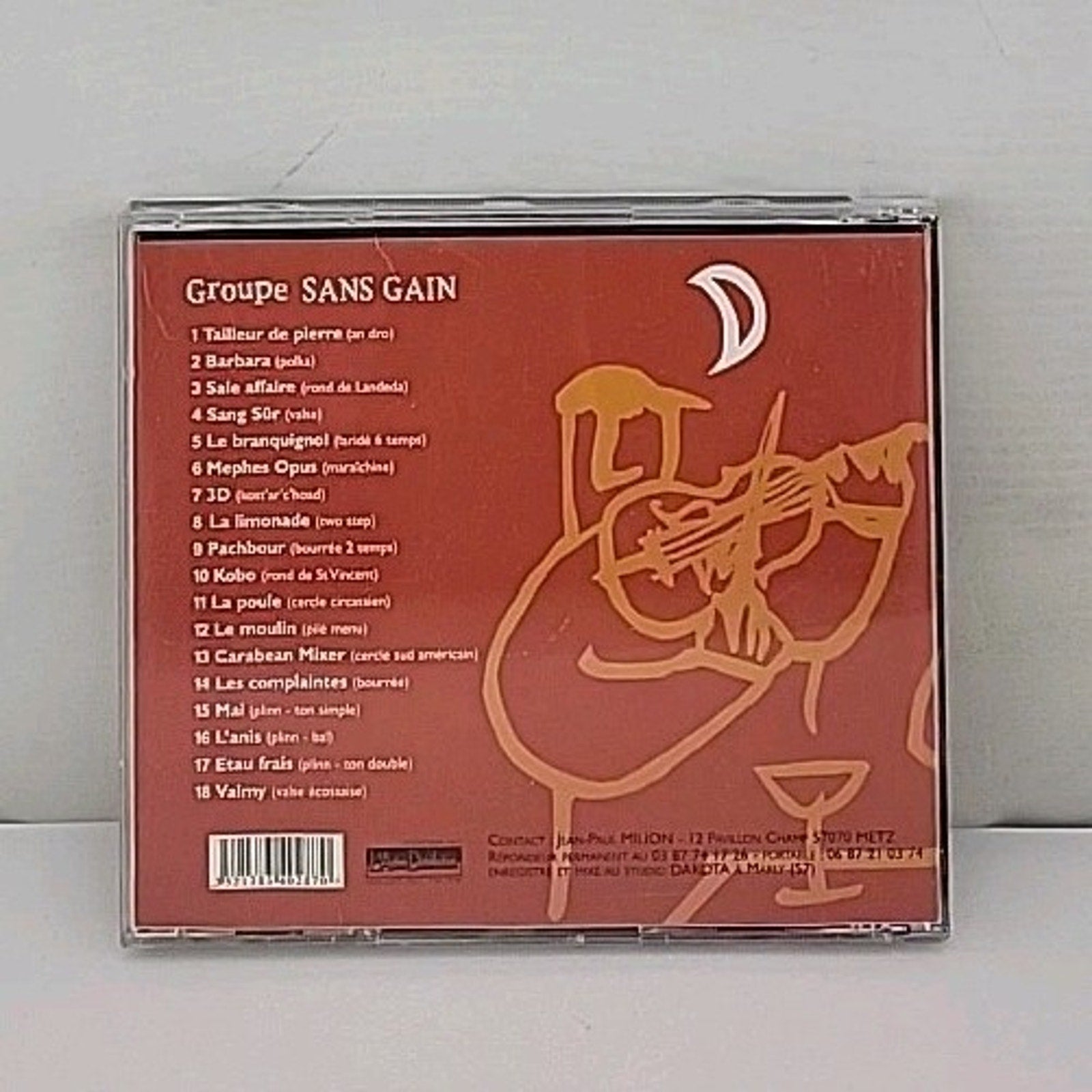 Folk Nuit Blanche - Groupe Sans Gain CD