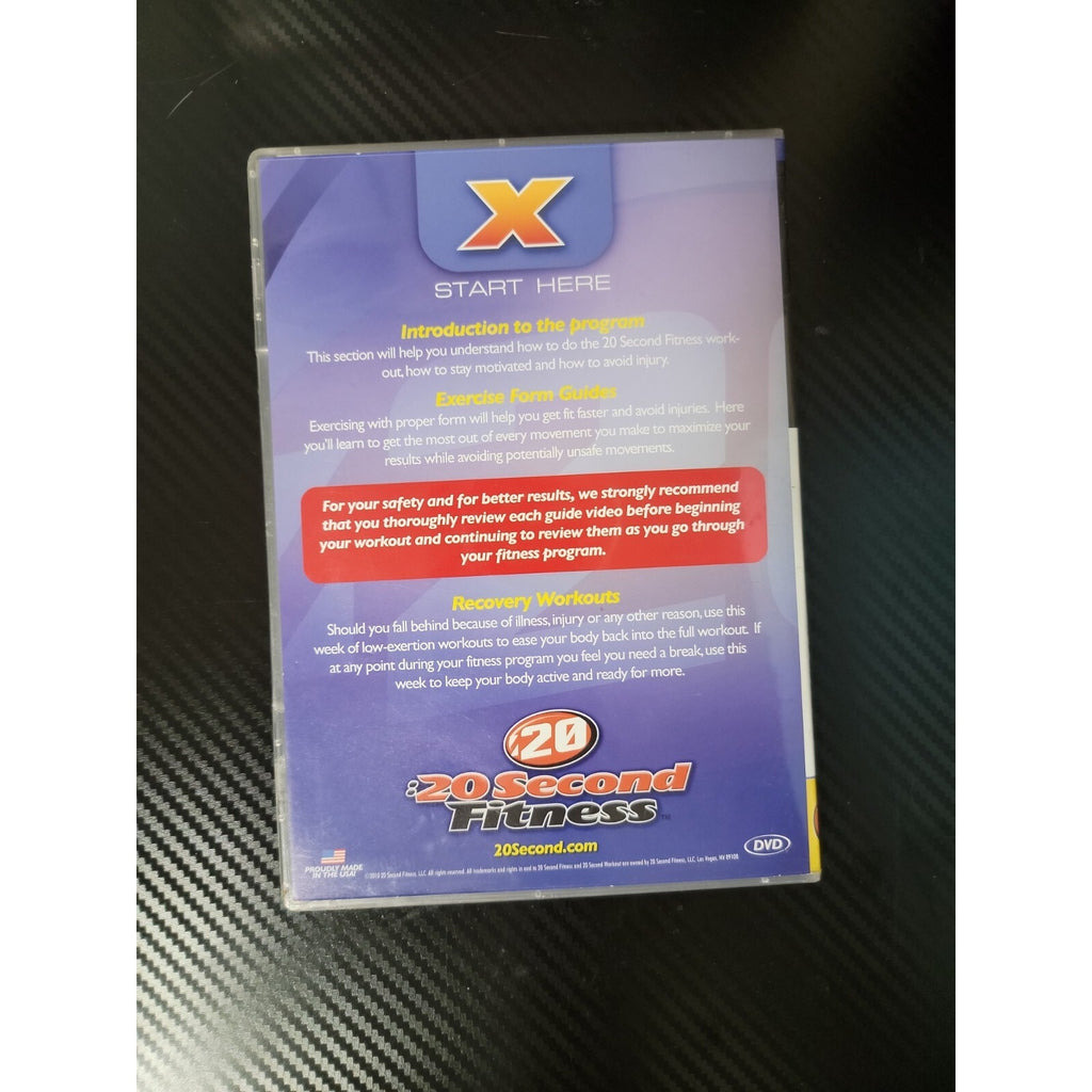 Start Here 20 Second Fitness (DVD)