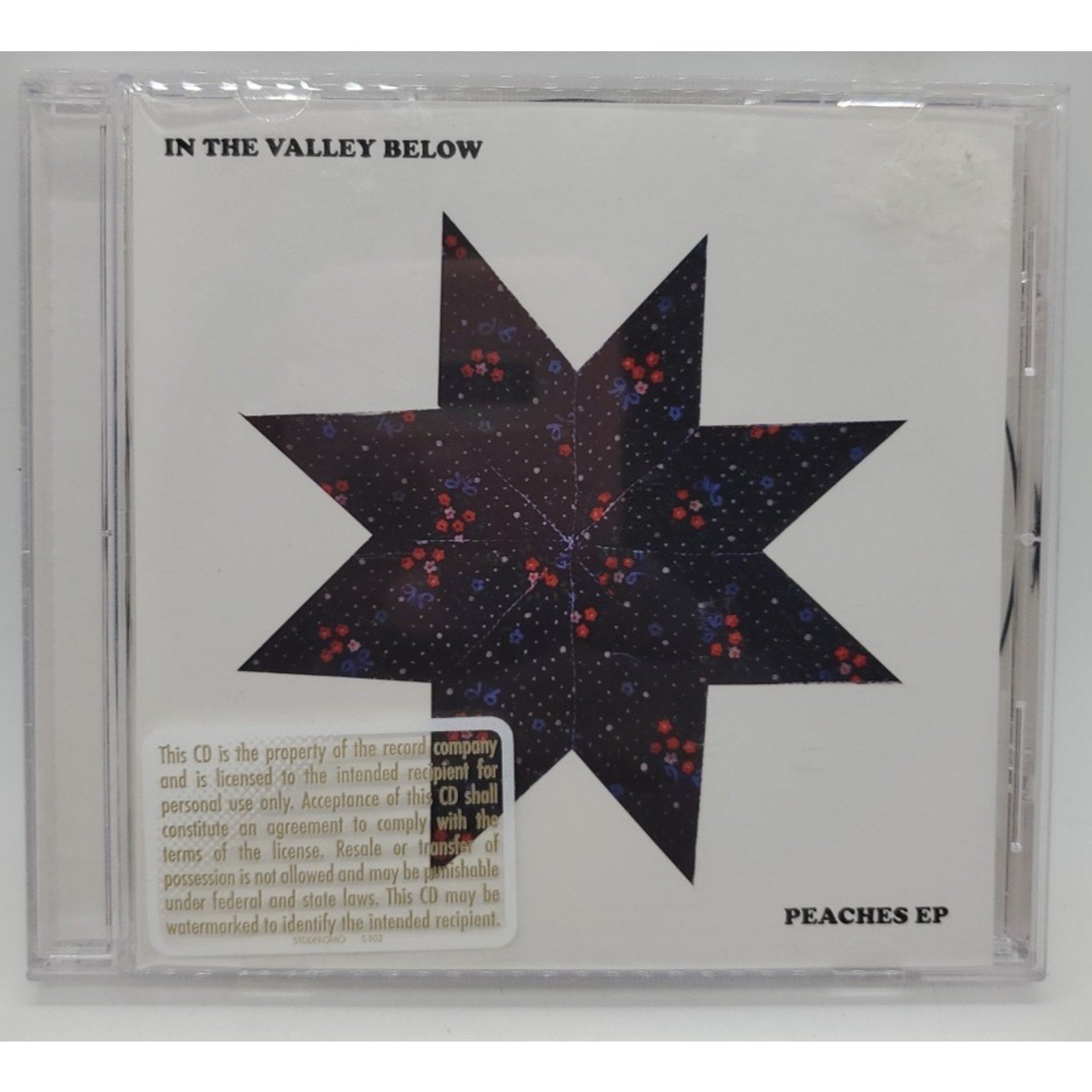 Peaches - In The Valley Below - EP Promo CD 2013 Capitol Records 4 Songs