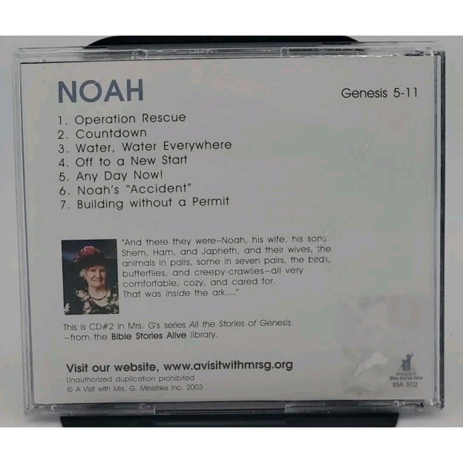 Noah CD - Kitty Anna Griffiths