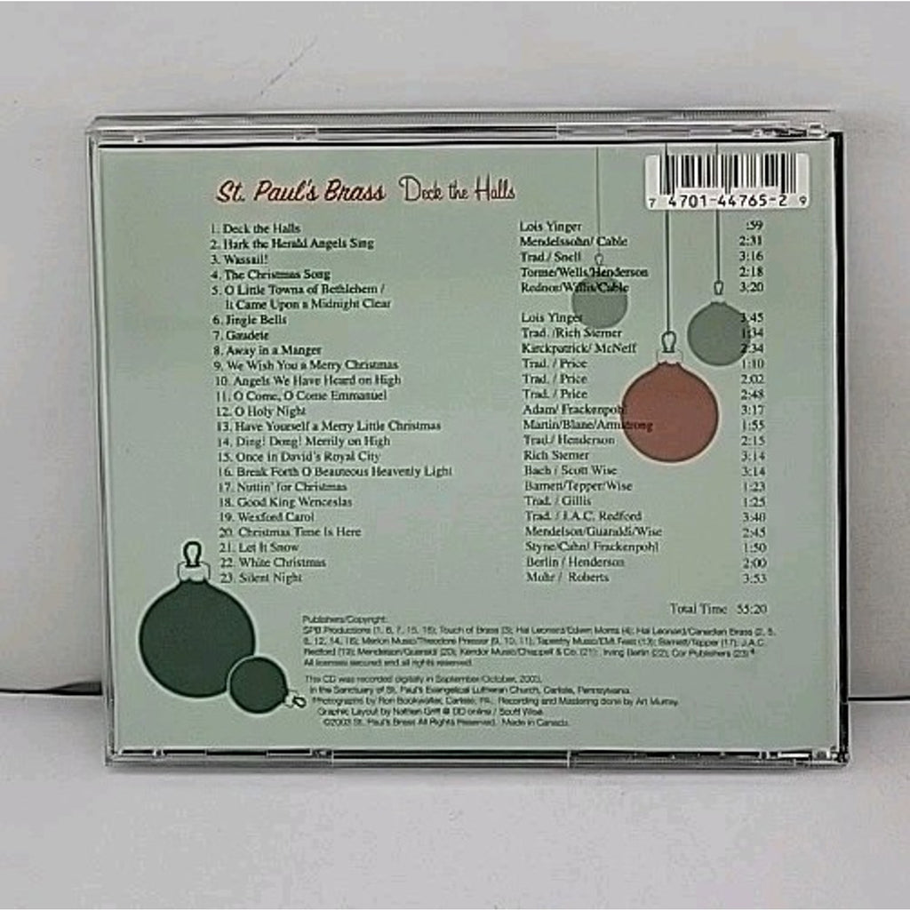 St. Paul's Brass - Deck The Halls CD
