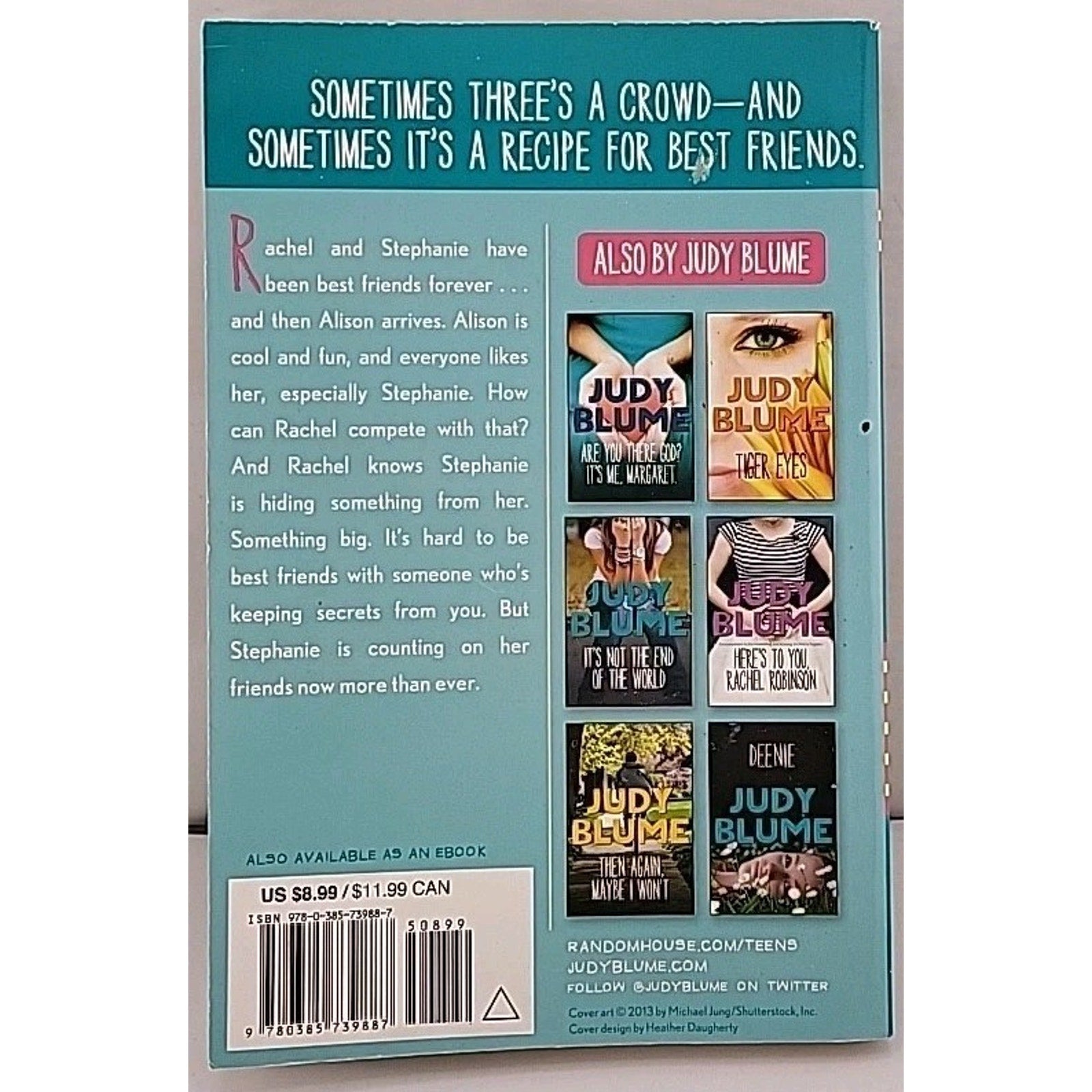 Just As Long As We're Together by Judy Blume (2010, Trade Paperback)