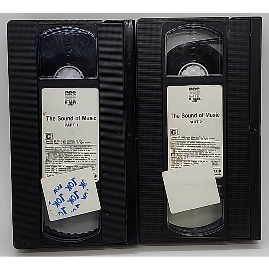 The Sound Of Music CBS FOX Watermark Original (1986, VHS)