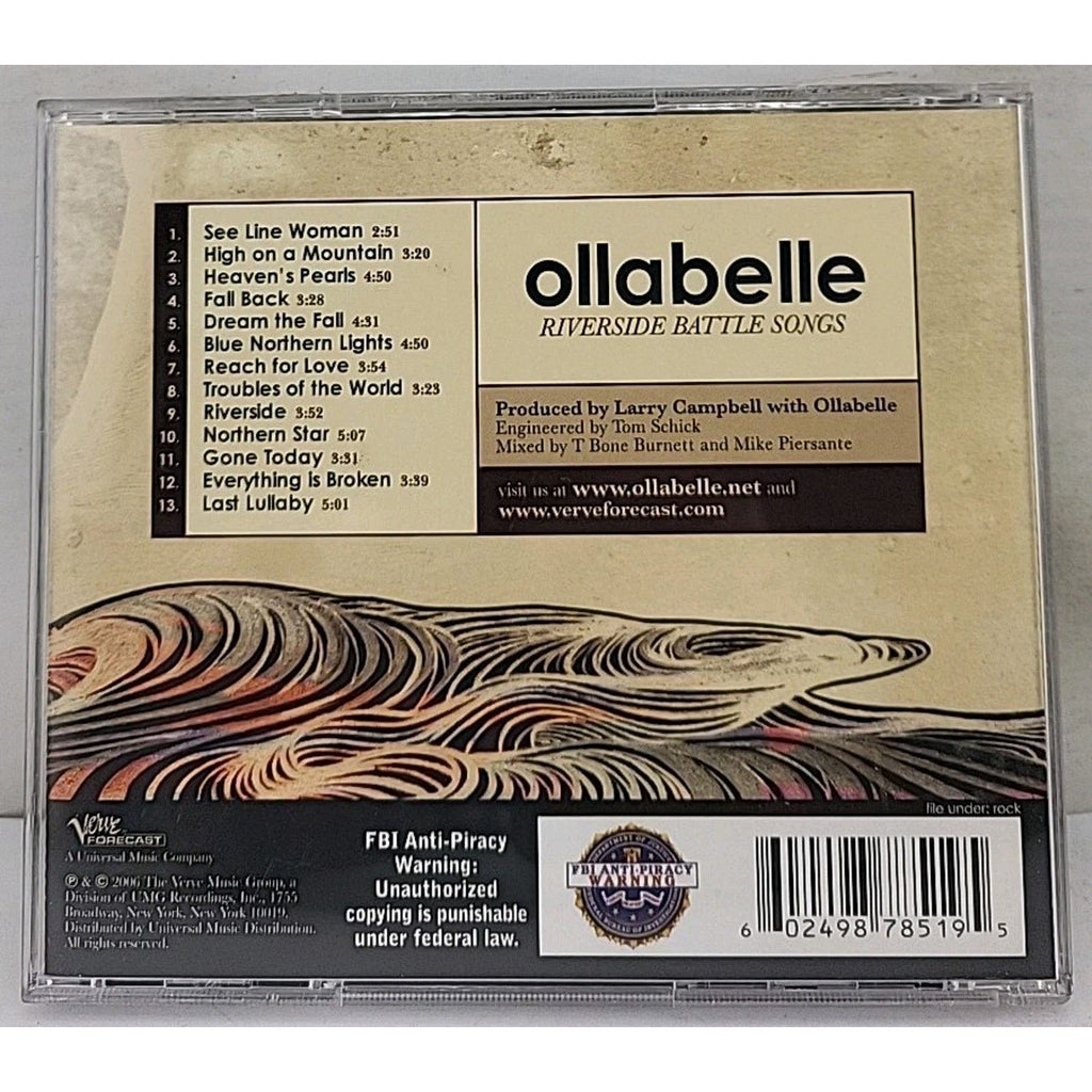 Riverside Battle Songs by Ollabelle (CD, 2006)