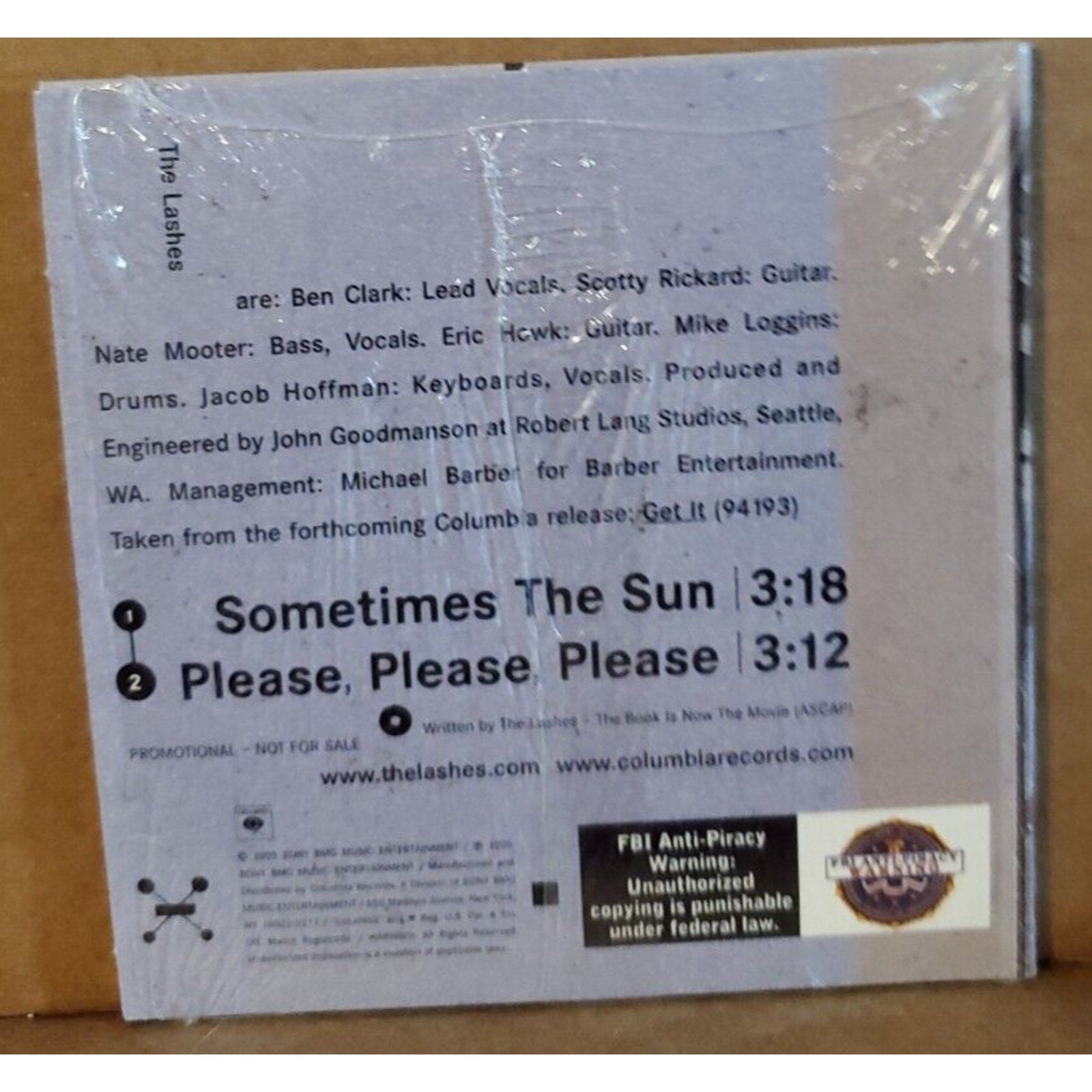 The Lashes Get A Little (CD)