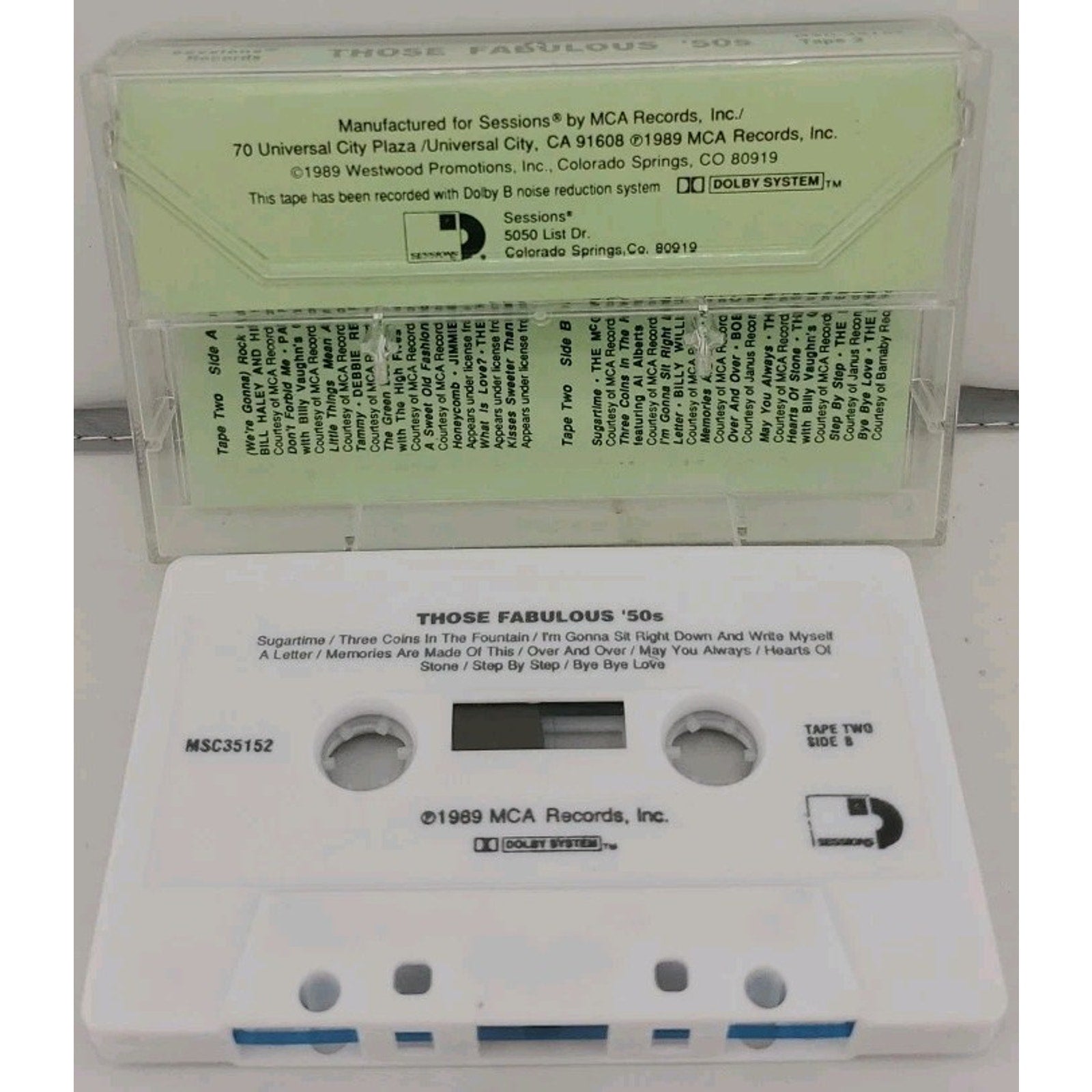 Sessions Records, Those Fabulous '50S Cassette 1989 MCA