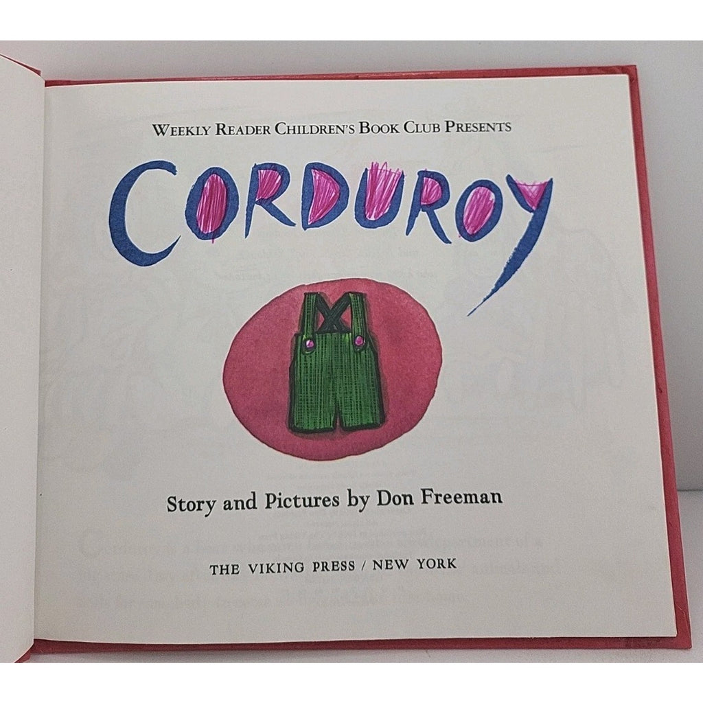 Corduroy by Don Freeman (2014, Children's Board Books)