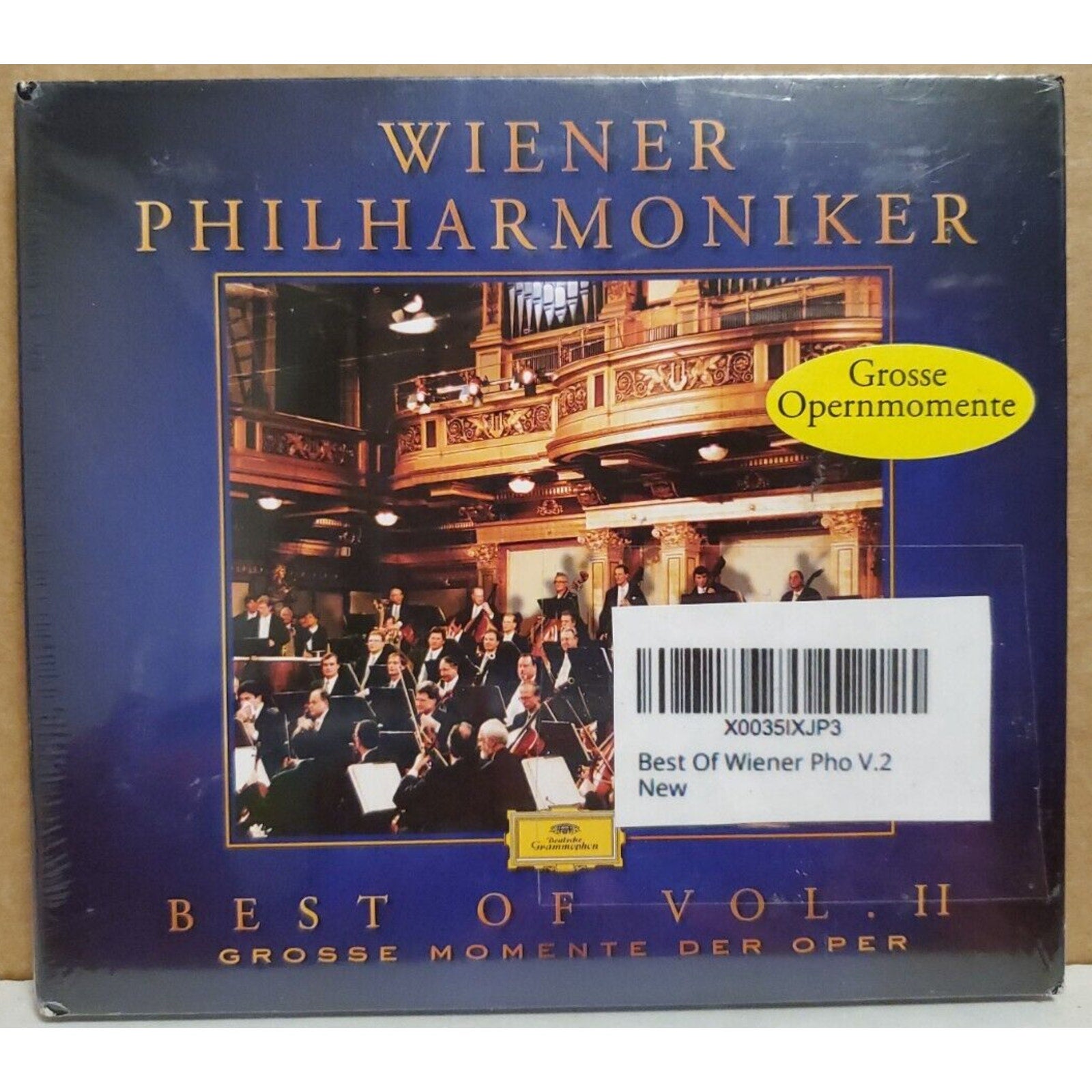 Best of Wiener Philharmoniker, Vol. 2 (CD, 2 Discs, Deutsche Grammophon) *New*