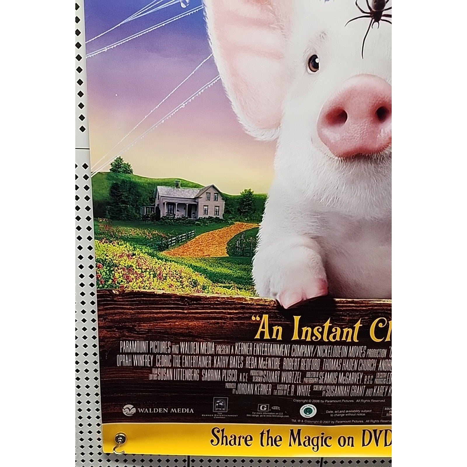 Charlotte's Web Video Release Poster 27 x 40 Rolled