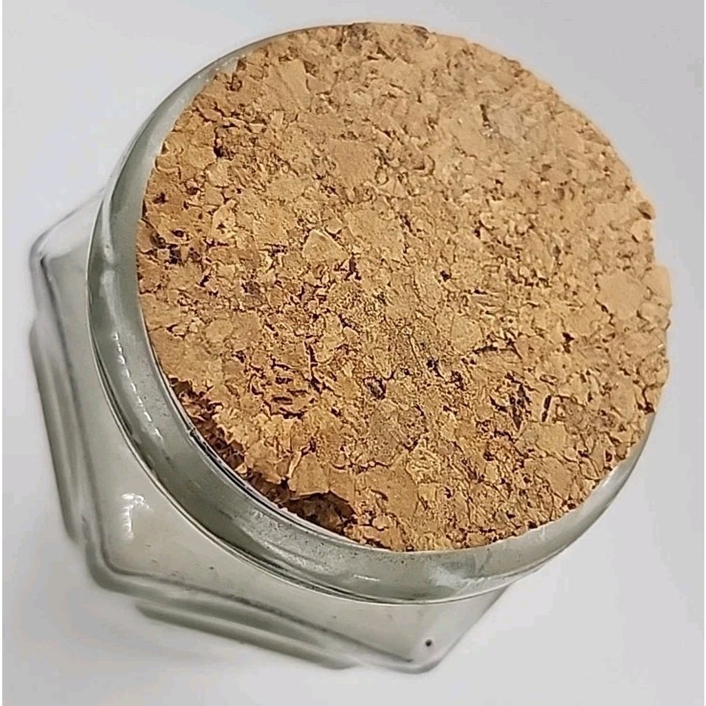 9" Swirl Design Glass Container With Cork