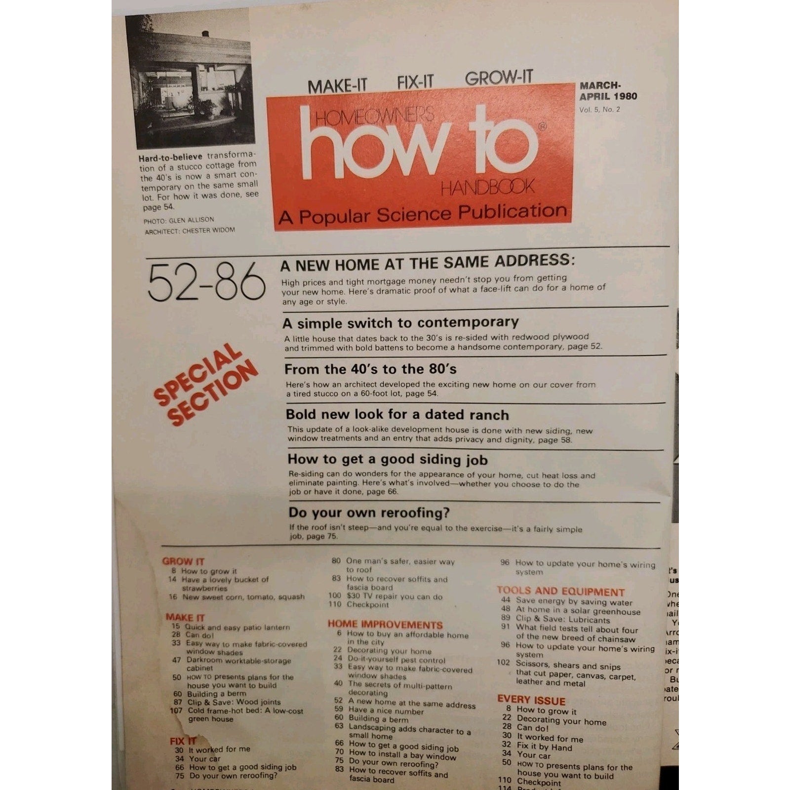 Homeowner's How To March-April 1980 Magazine