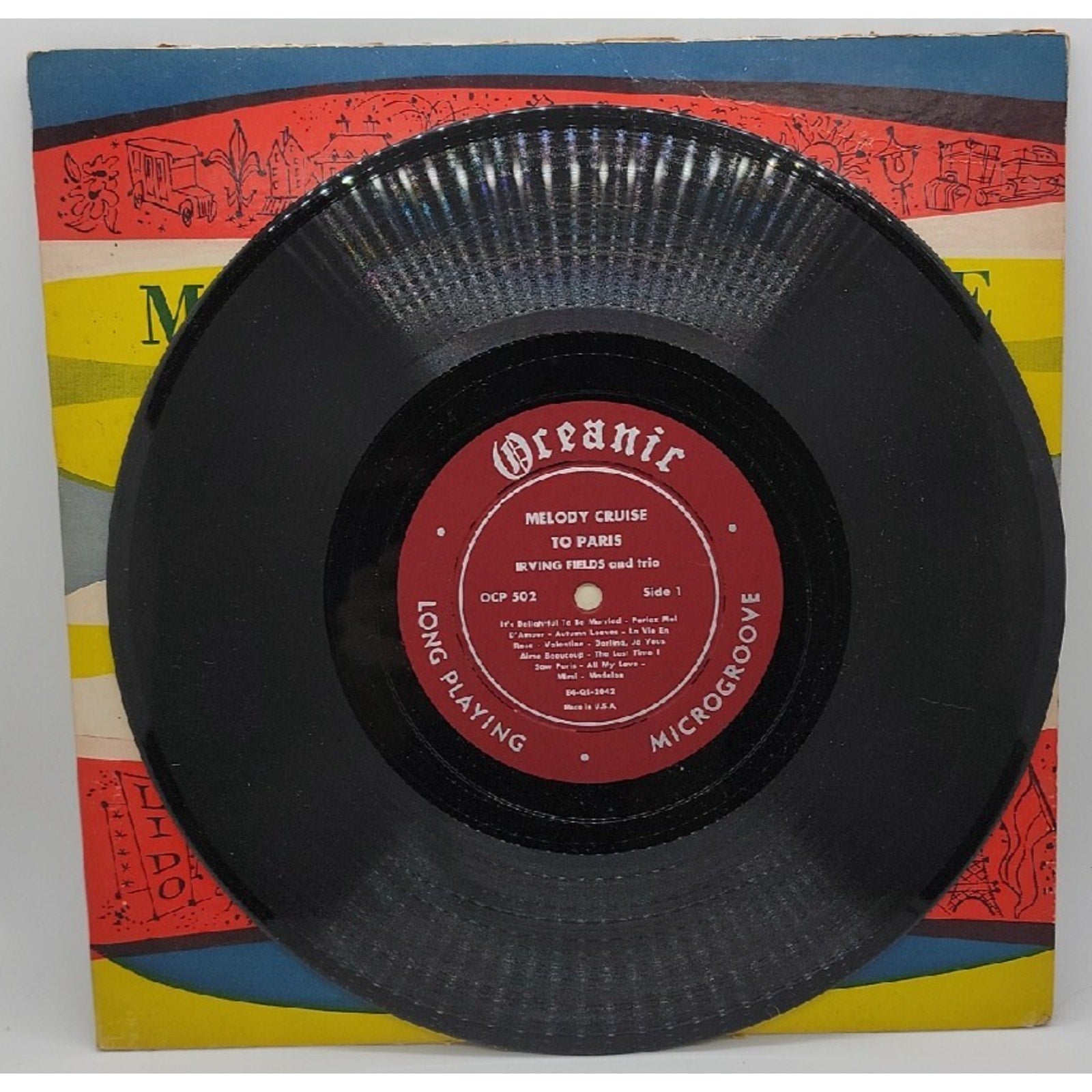 Melody Cruise To Paris Irving Fields Record