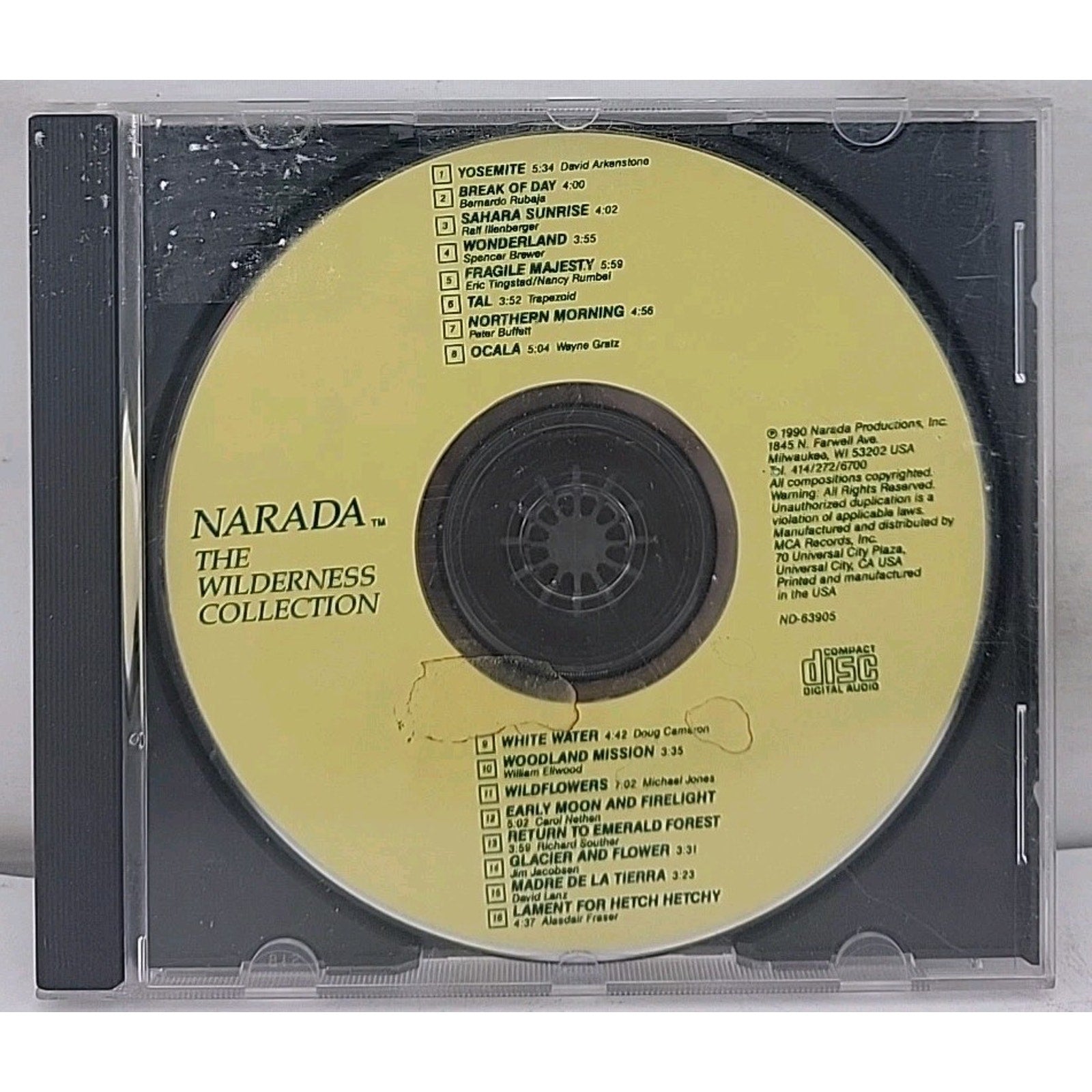 The Narada Wilderness Collection by Various Artists (CD, Aug-1990, Narada)