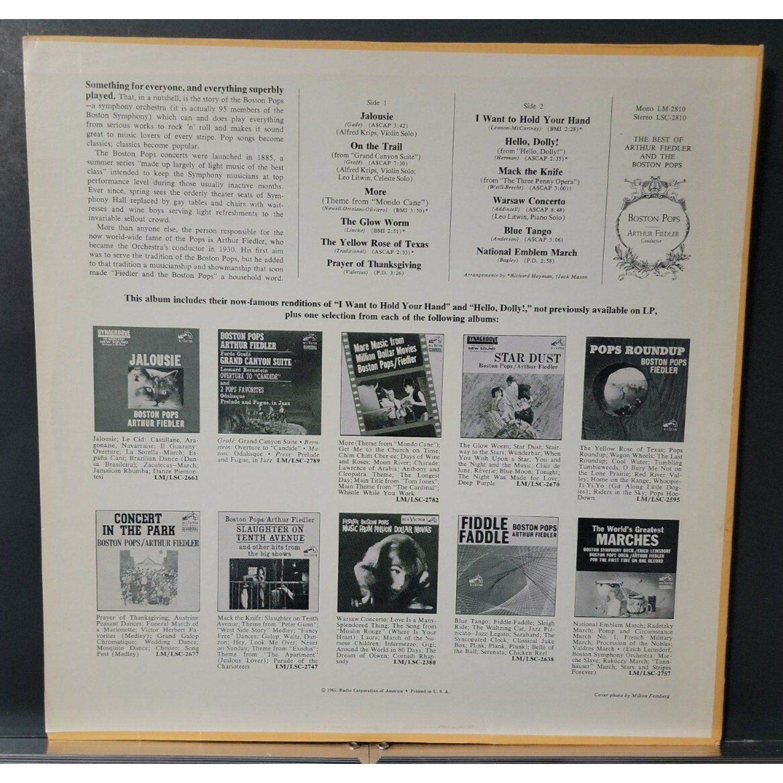 The Best Of Arthur Fiedler And The Boston Pops (Vinyl)