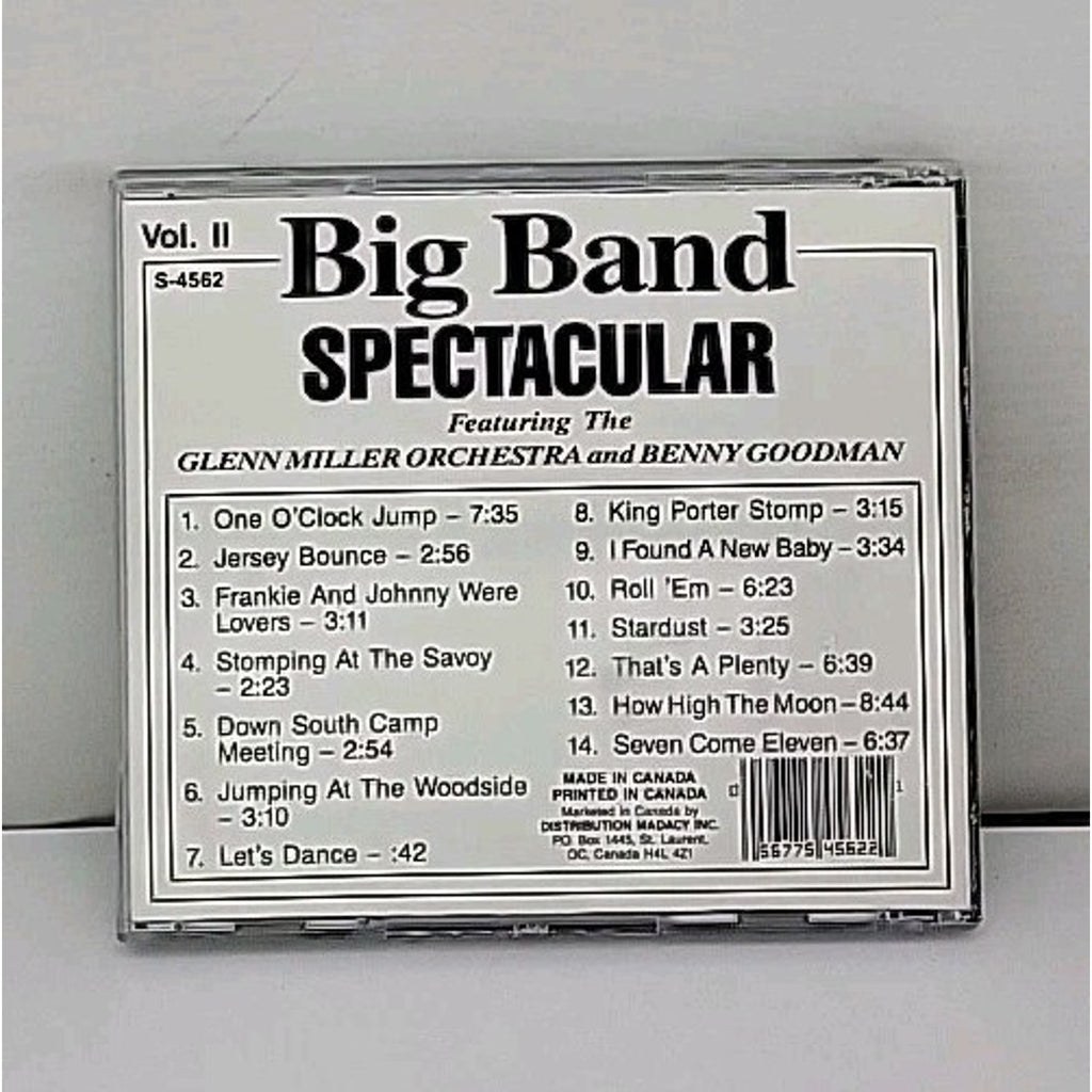 Big Band Spectacular Vol. II CD Glenn Miller Benny Goodman Jazz