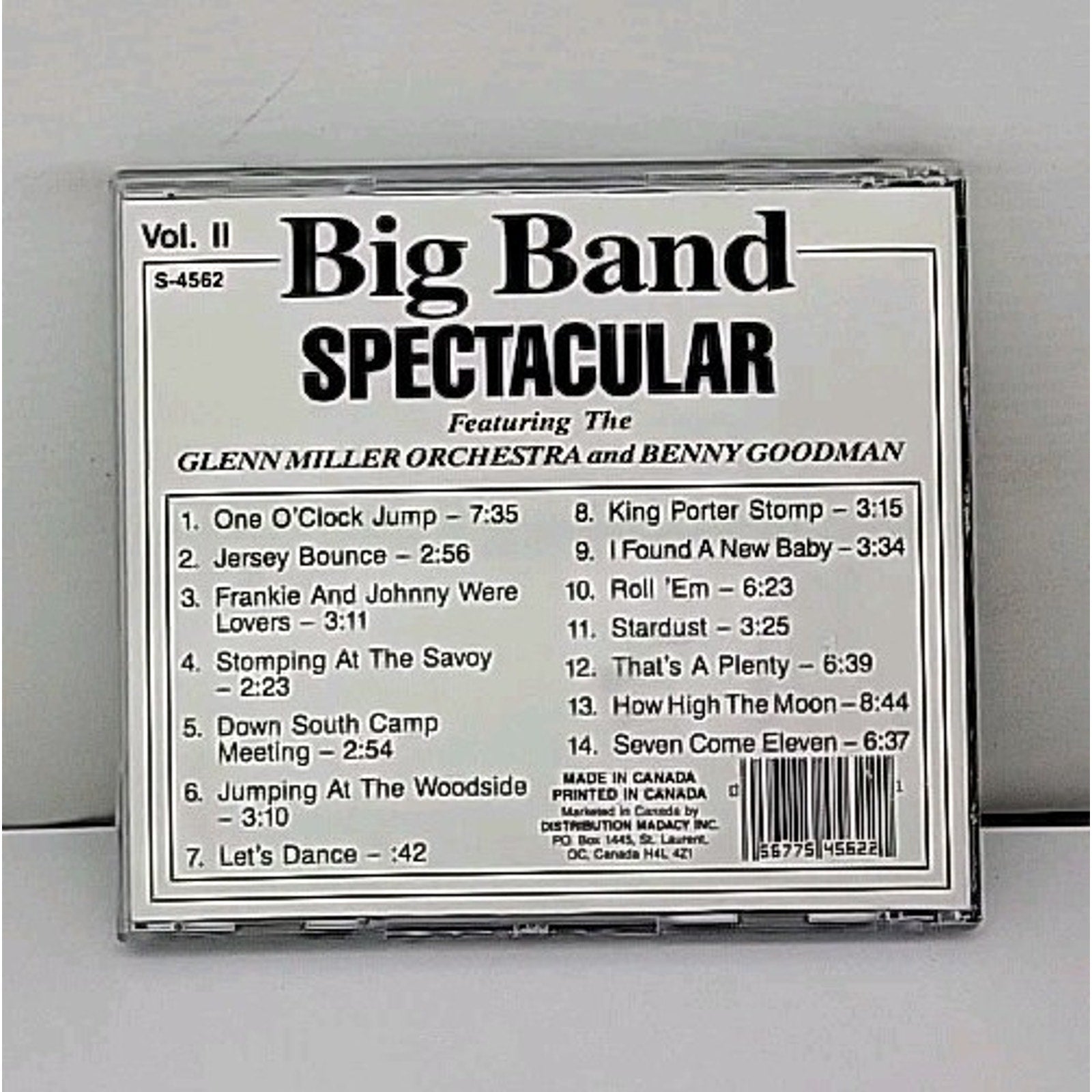 Big Band Spectacular Vol. II CD Glenn Miller Benny Goodman Jazz