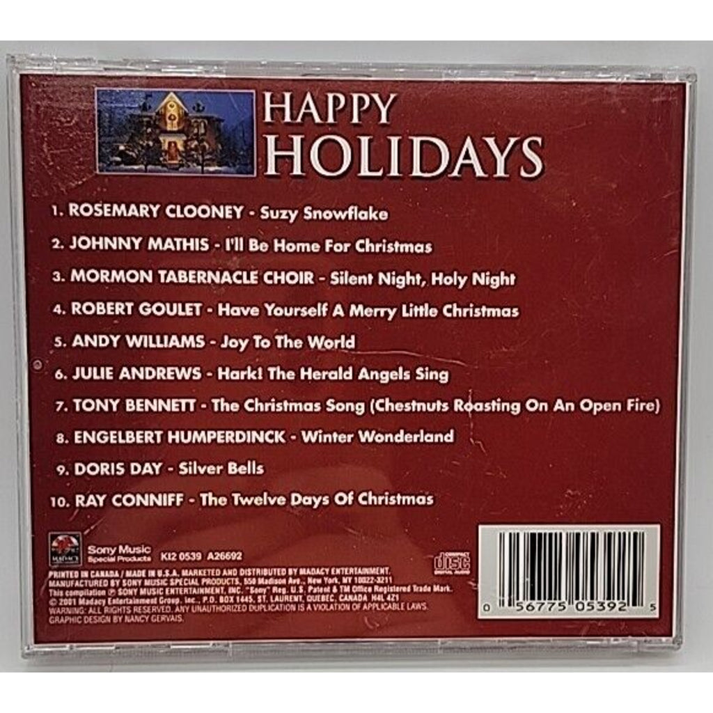 Happy Holidays By Various Artists (CD, 2001, Sony Music) Christmas Tony Bennett