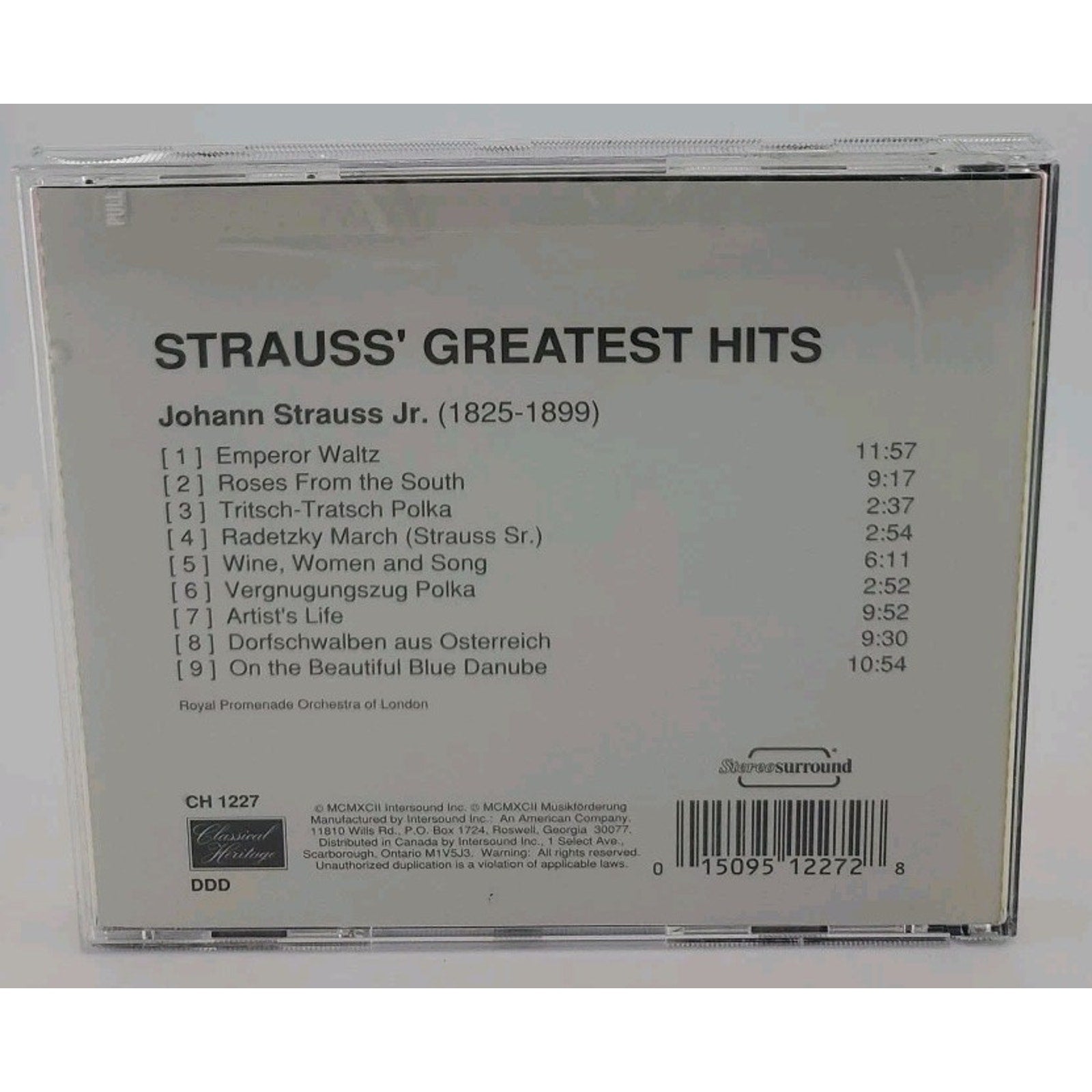 Strauss Greatest Hits (CD 1992)