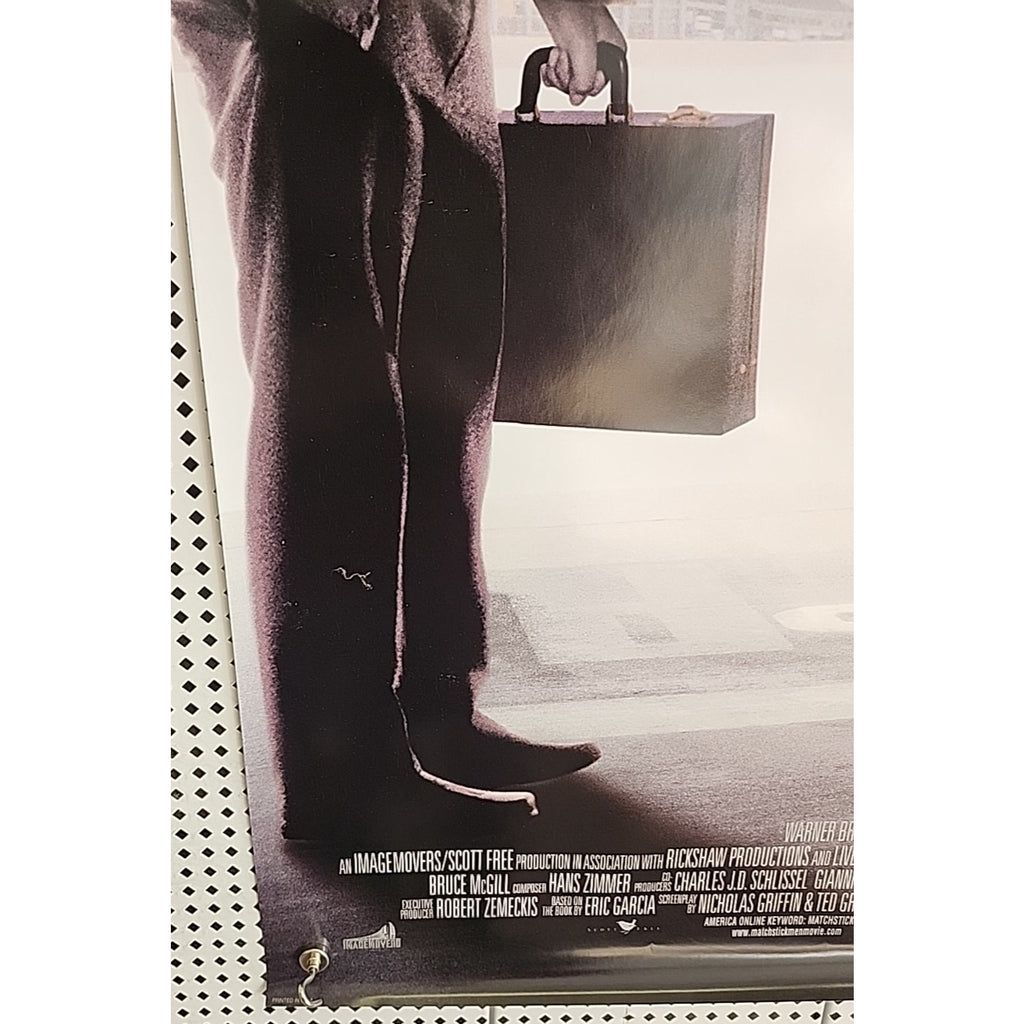 Matchstick Men 27x40 Two Sided Movie Theater Poster