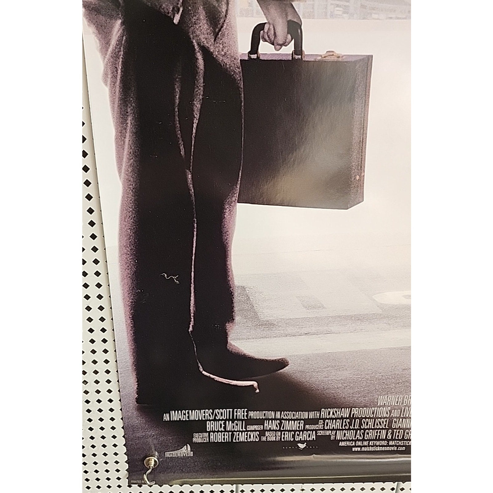 Matchstick Men 27x40 Two Sided Movie Theater Poster