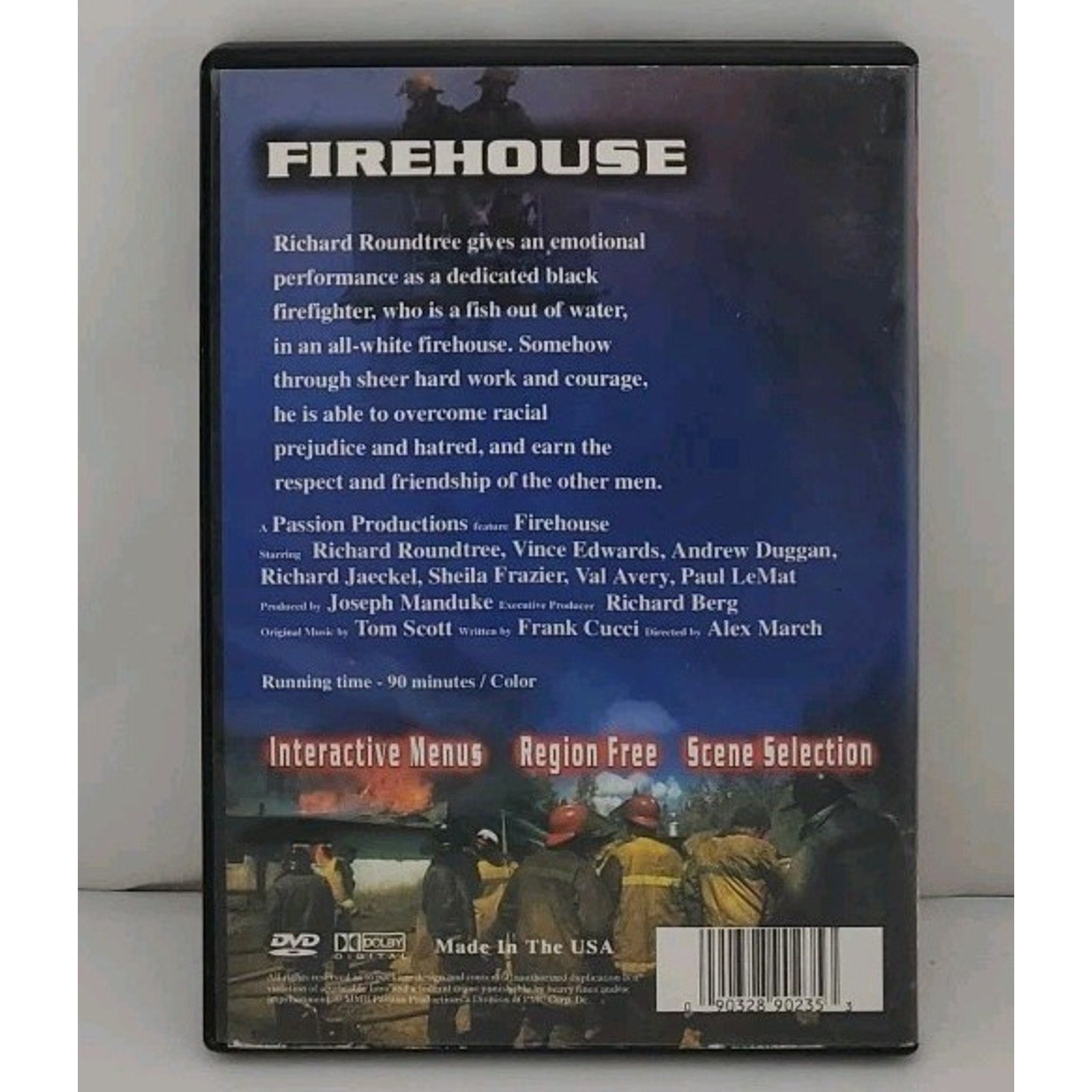 Firehouse (DVD, 1973 Region Free) Richard Roundtree Vince Edwards
