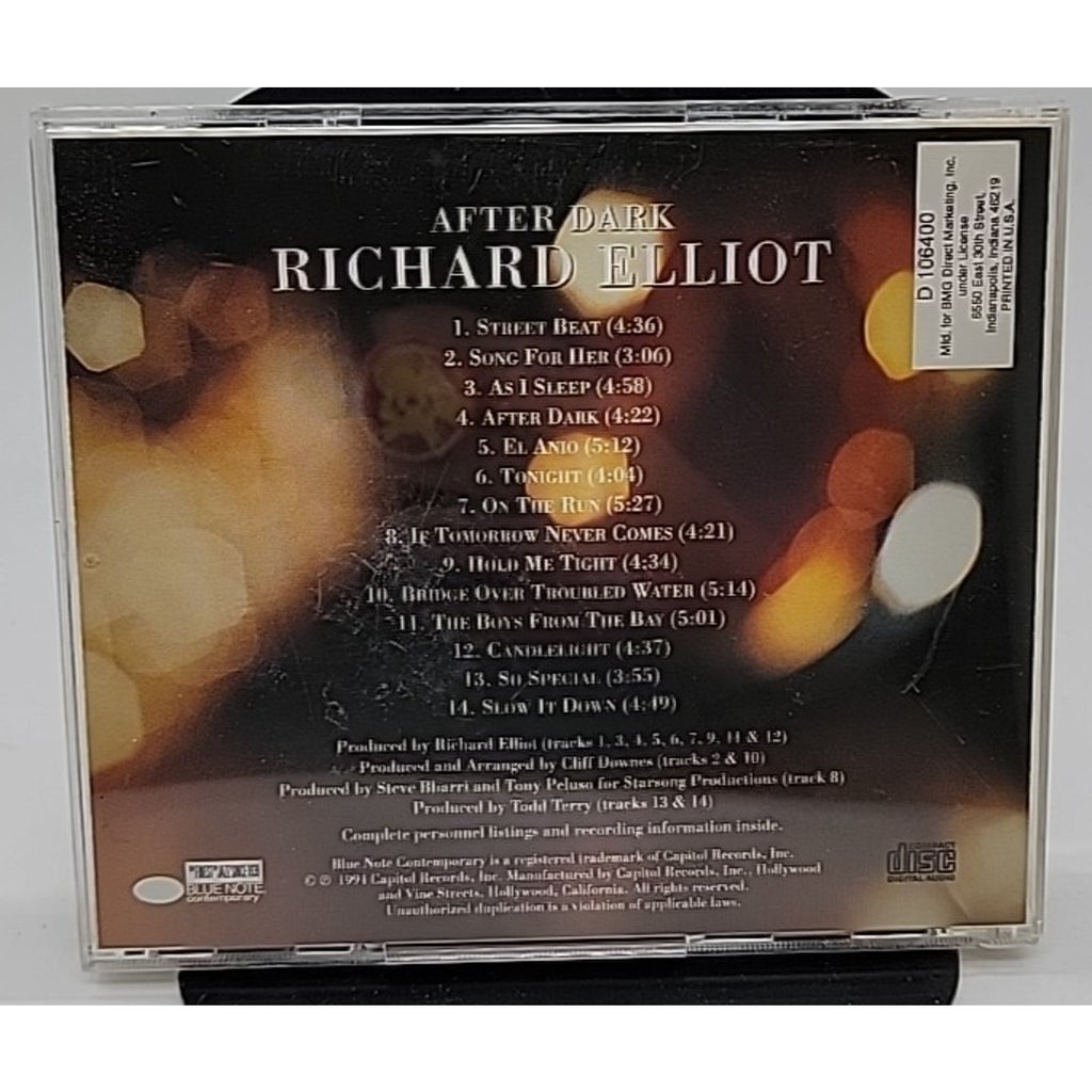 After Dark by Richard Elliot (Sax) (CD, Oct-1994, Blue Note (Label))