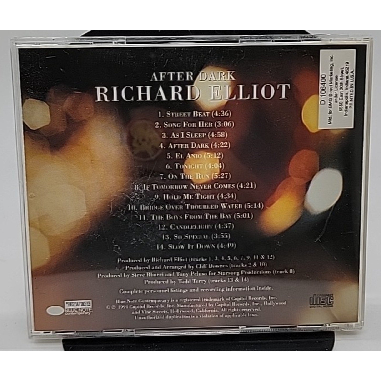 After Dark by Richard Elliot (Sax) (CD, Oct-1994, Blue Note (Label))