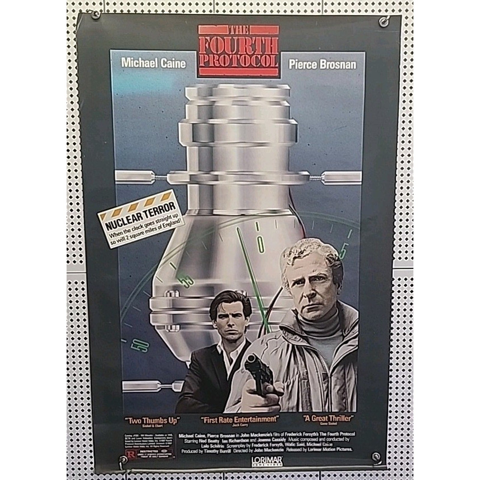 The Fourth Protocol 27x40 Original Single Sided One Sheet Movie Poster