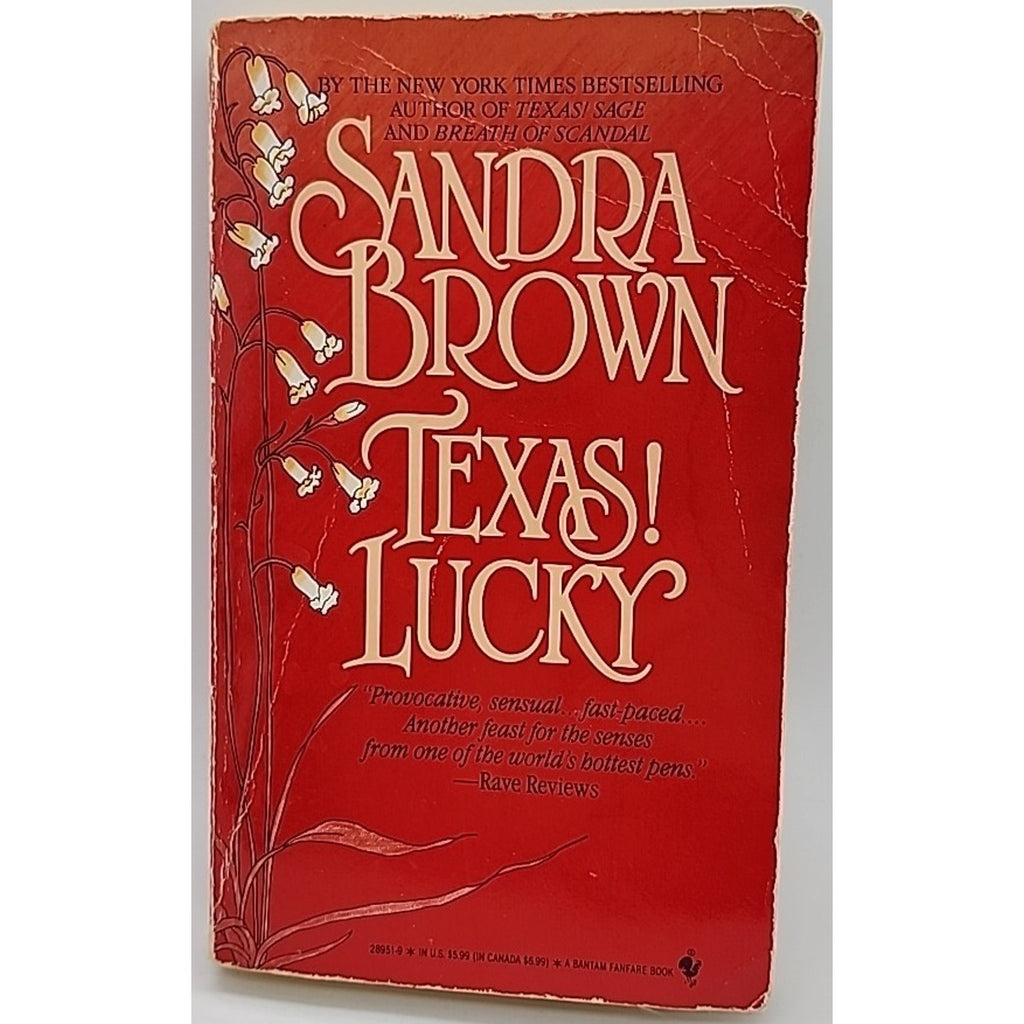 Texas! Lucky : A Novel by Sandra Brown (1991, Trade Paperback)
