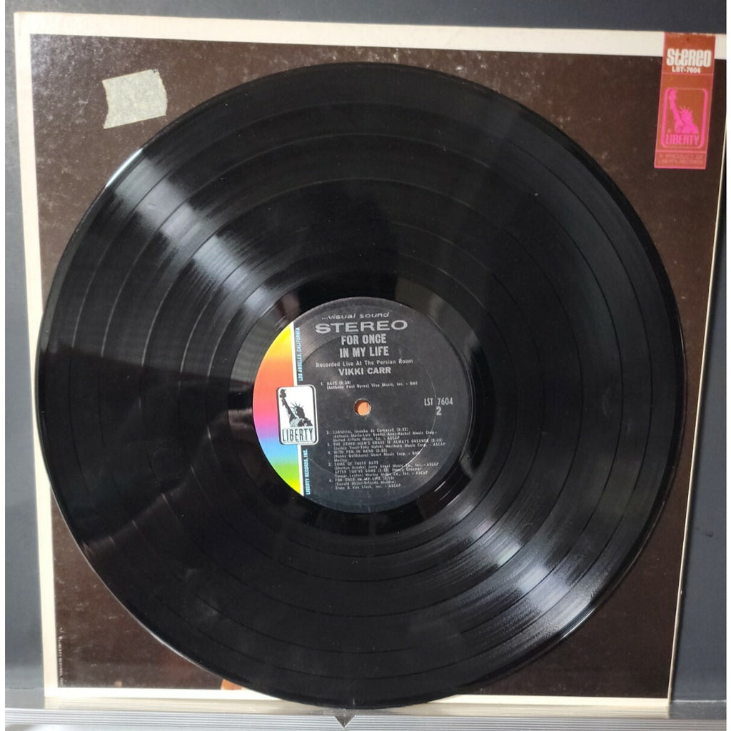 Vikki Carr ‎– For Once In My Life (Vinyl)