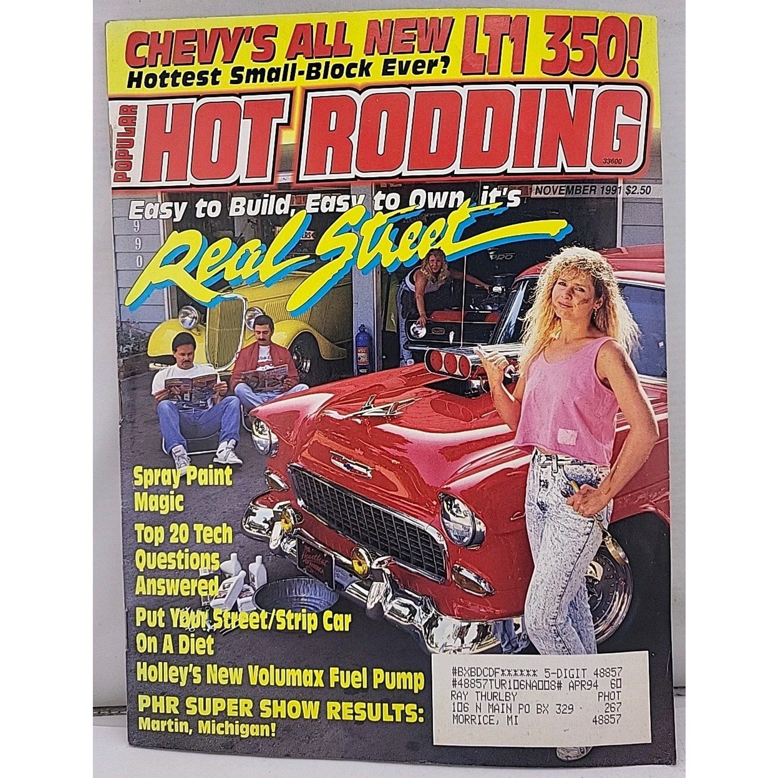 Popular Hot Rodding Magazine - November 1991 - Volume 30 Number 11