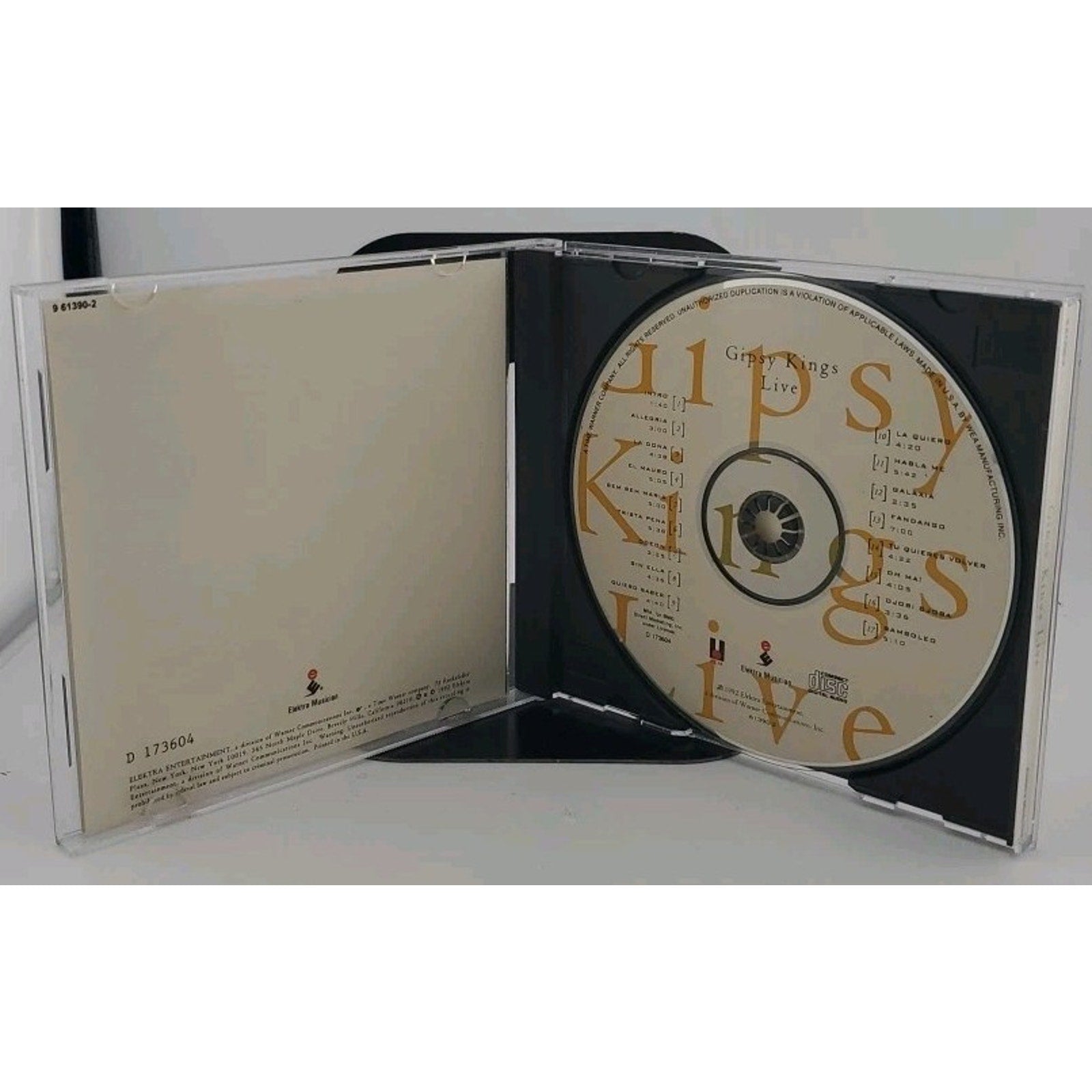 Live! by Gipsy Kings (CD, Sep-1992, Elektra (Label))