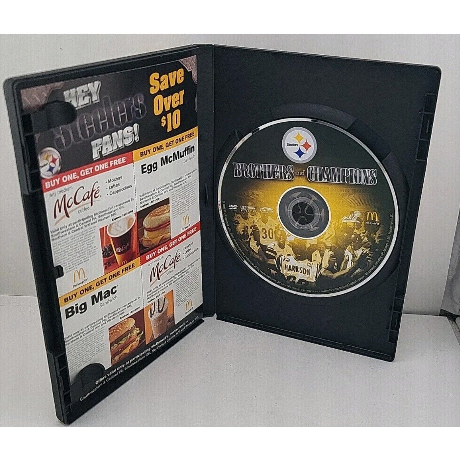 Pittsburgh Steelers Brothers And Champions DVD 2008 McDonalds