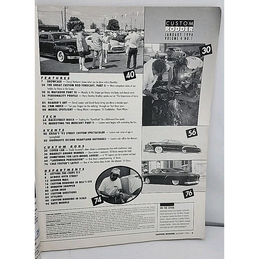 Custom Rodder January 1994 Vol 4 No 1
