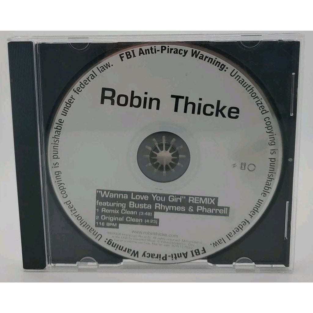 Robin Thicke Wanna Love You Girl Remix (CD)