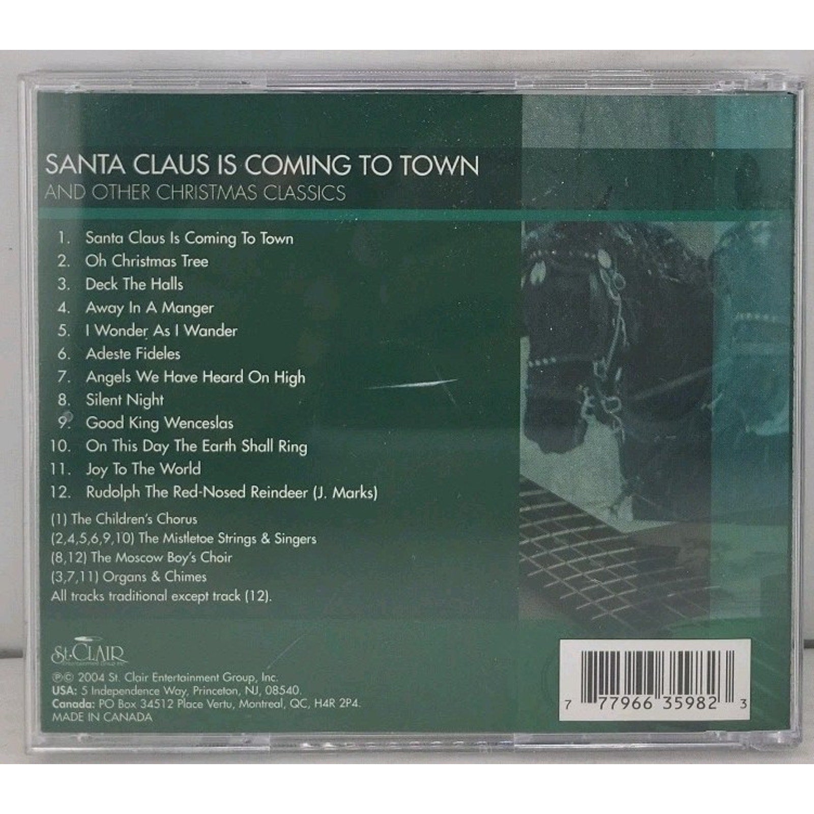 Santa Claus Is Coming to Town [St. Clair] by Children's Choir (CD, Jun-2004, St.