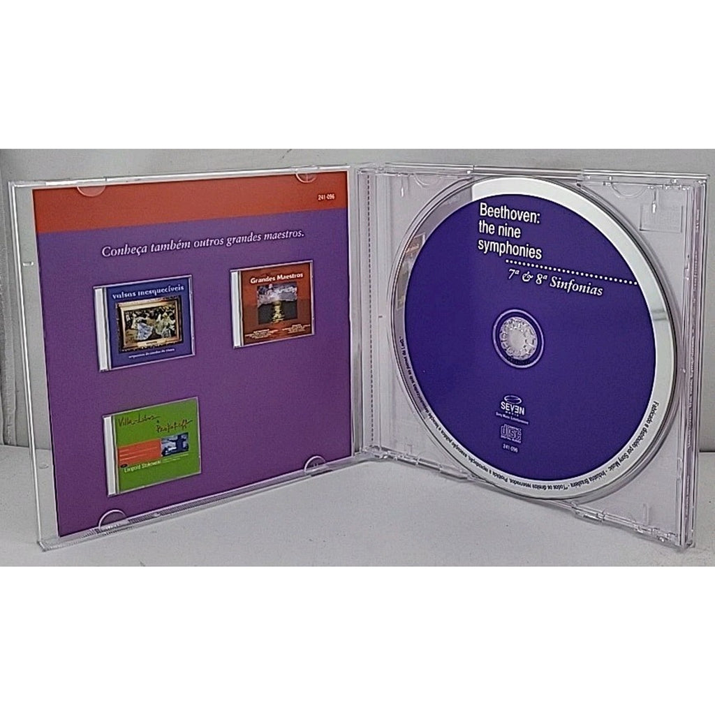 Beethoven: The Nine Symphonies 7 & 8 Sinfonias CD