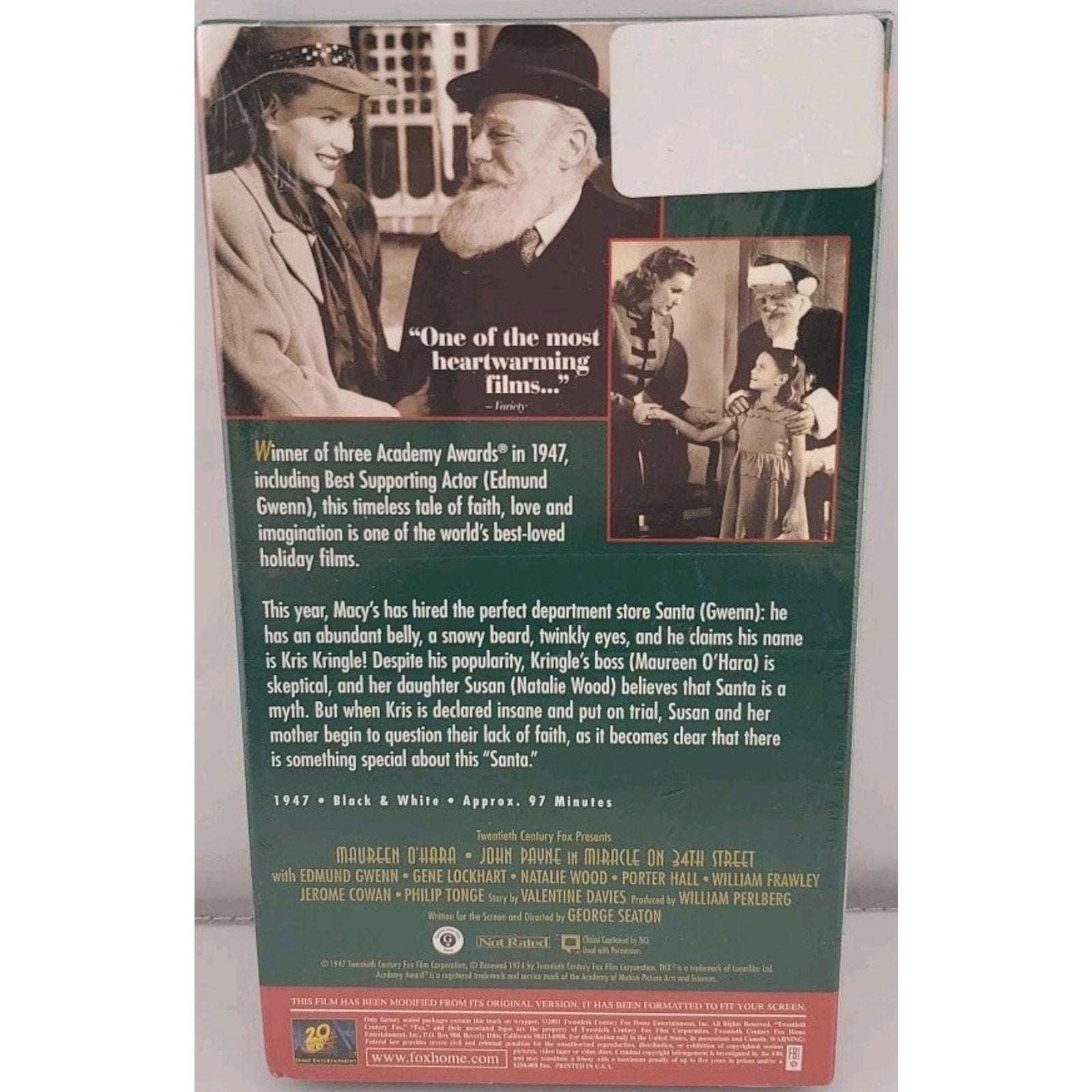 Miracle on 34th Street (1947) (VHS, 1947) *Brand New*