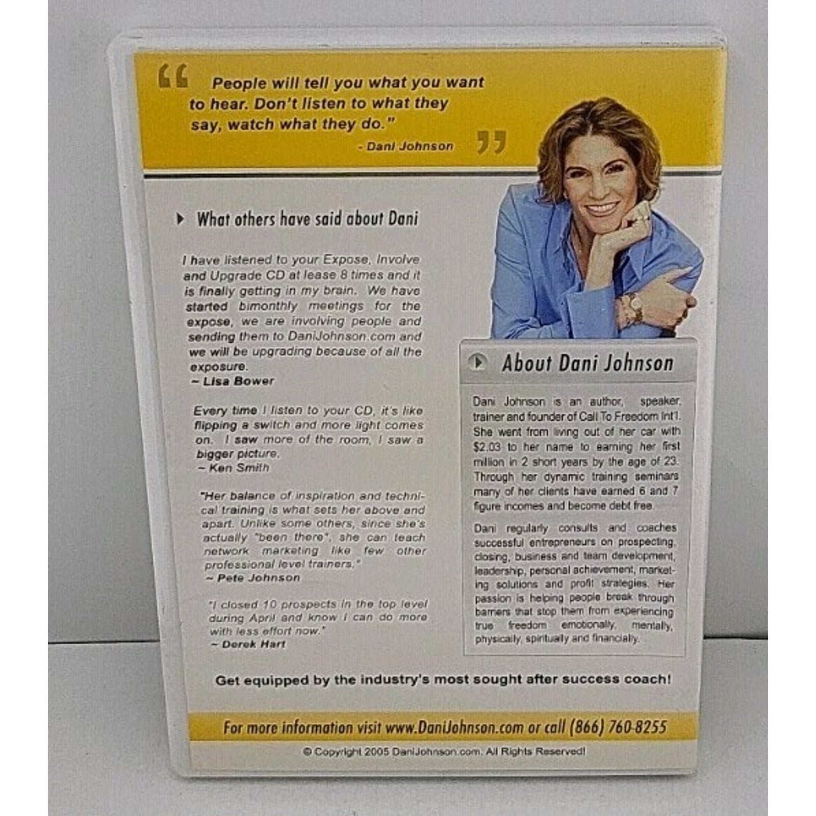 Expose, Involve And Upgrade 2 Jam- Packed CD's Featuring Dani Johnson LIVE! 2...