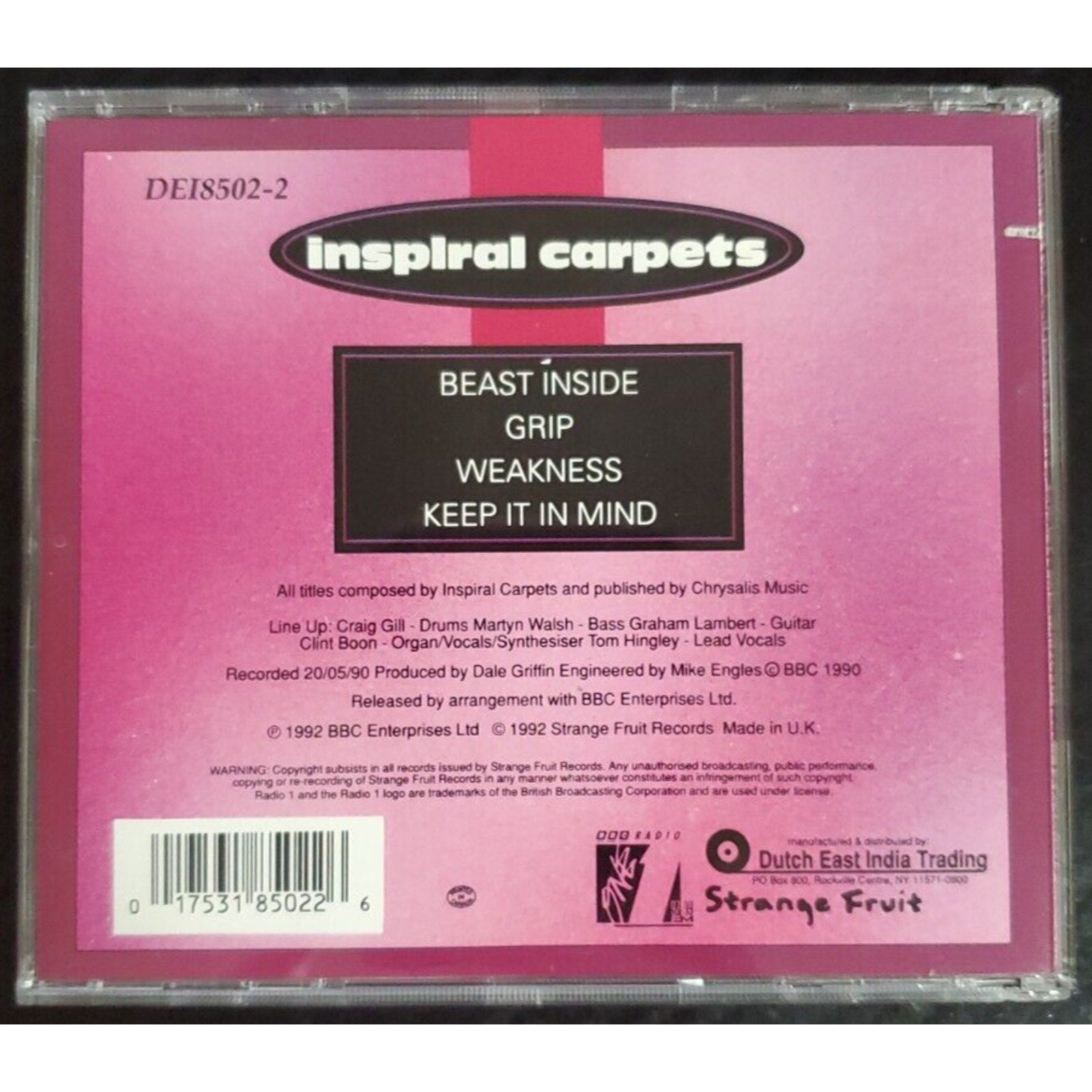 Inspiral Carpets - The Peel Sessions CD 1992